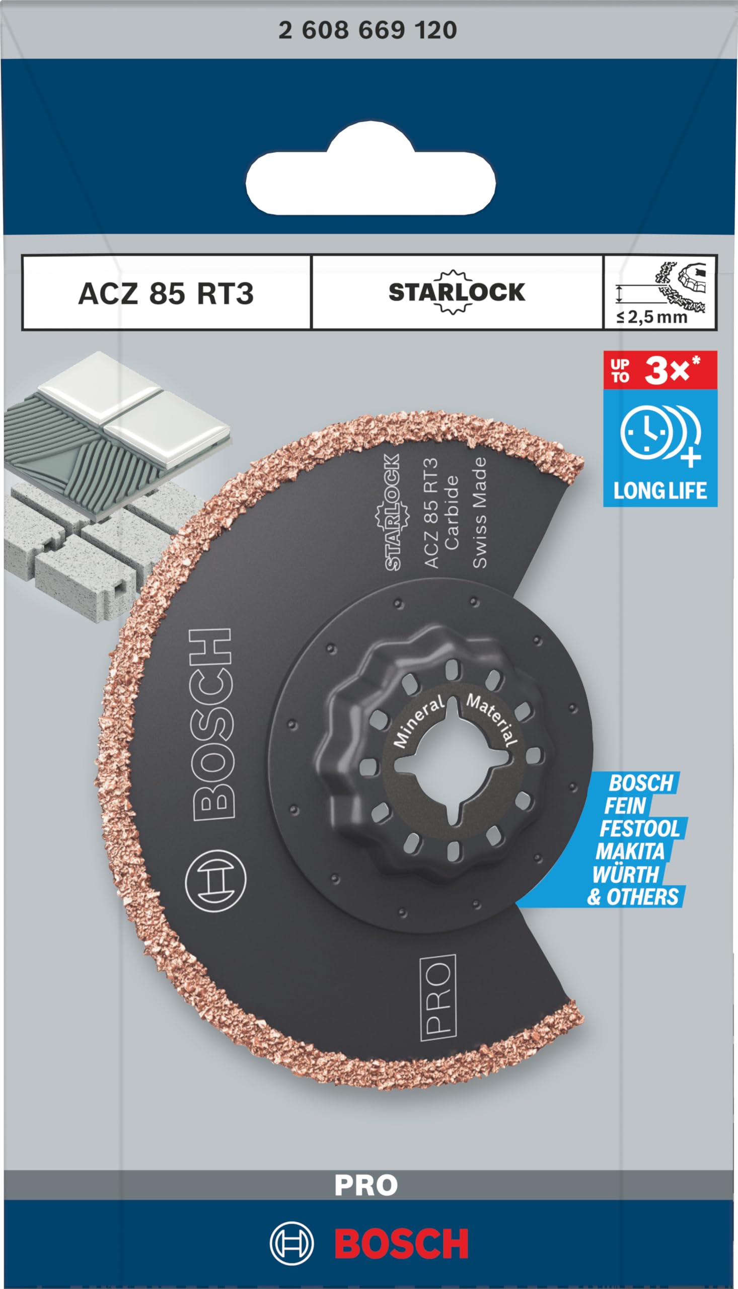 bosch-pro-multi-material-acz-85-rt3-multifunktionswerkzeug-blatt-85-mm-segmentbl image 2