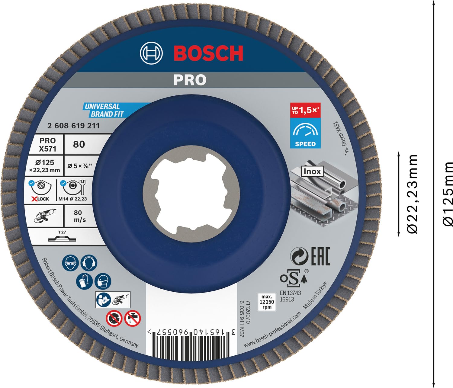 bosch-professional-f-cherschleifscheibe-best-x571-gerade-ausf-hrung-x-lock-125-m image 3