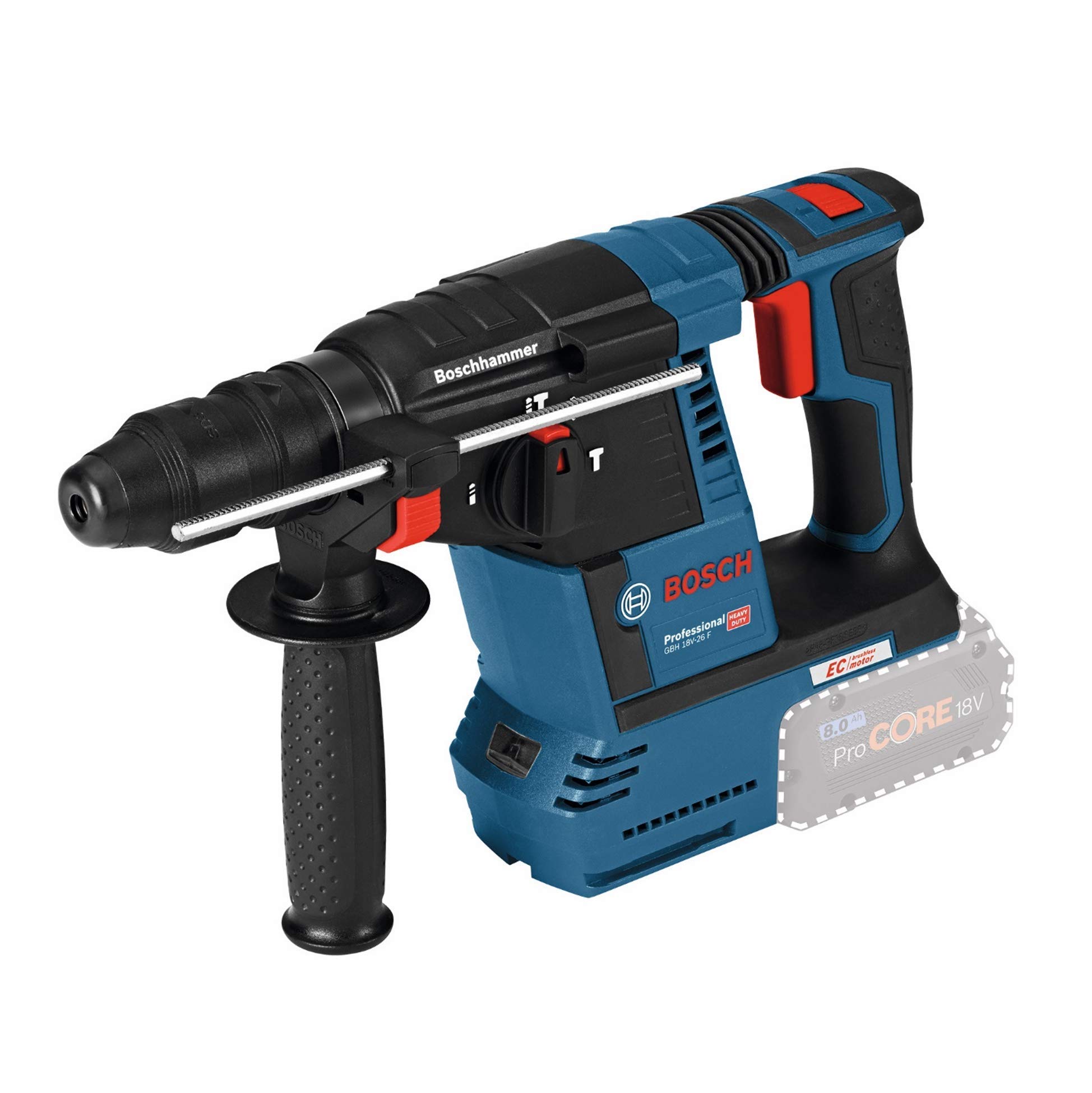 bosch-professional-gbh-18v-26-f-akku-bohrhammer-18v-system-sds-plus-mit-schnellw image 3
