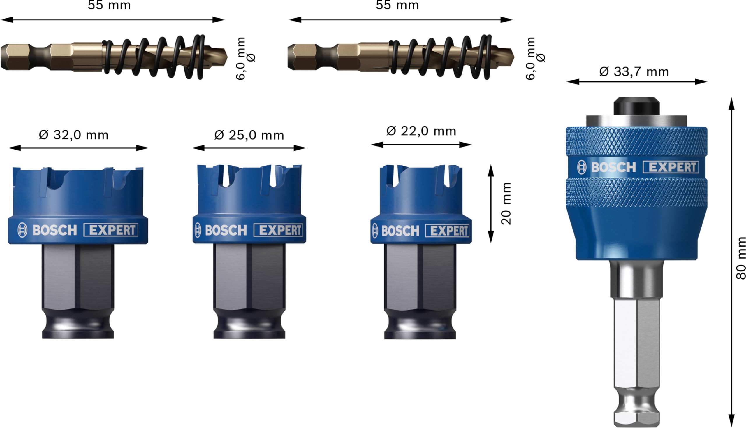 bosch-expert-sheet-metal-lochs-ge-set-3-teilig-22-25-32-mm-carbide-technology-f- image 2