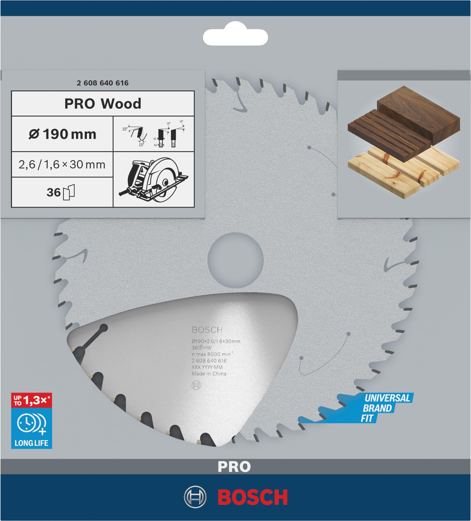bosch-professional-2608640616-kreiss-geblatt-optiline-wood-190-mm-30-mm-bohrung- image 2