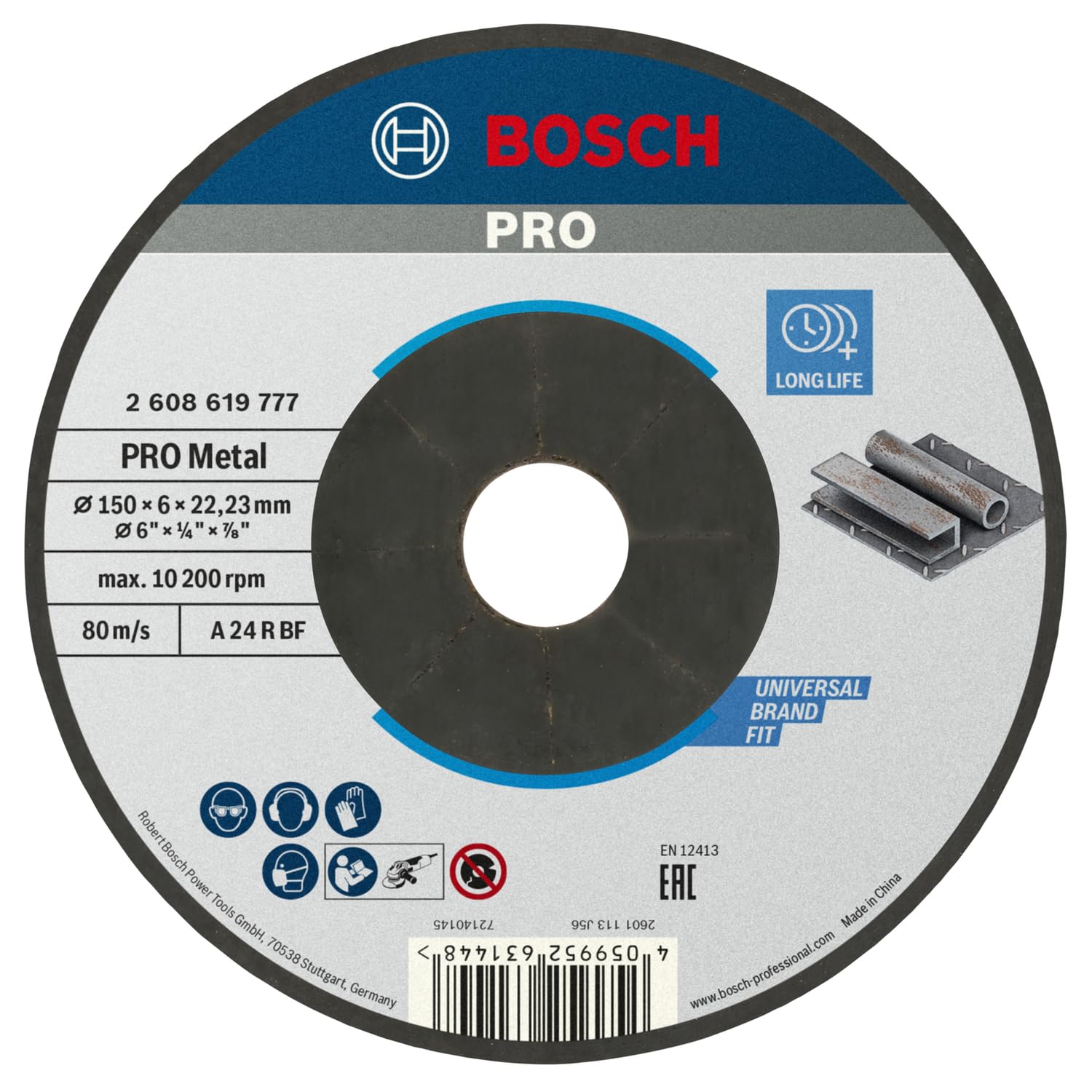bosch-professional-standard-for-metal-schleifscheibe-gekr-pft-180-x-8-x-22-23-mm image 8