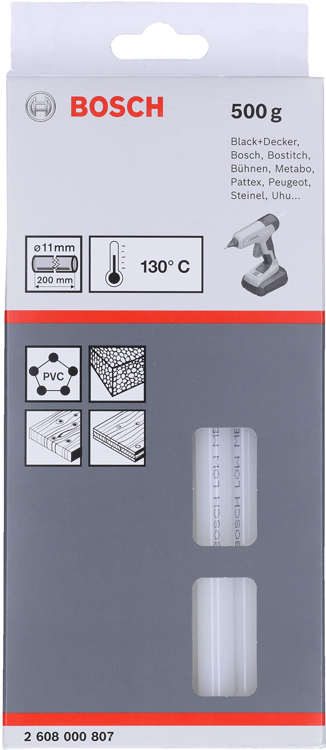 bosch-professional-niedrigschmelzende-klebesticks-11-mm-500-g-schmelzpunkt-130-c image 2