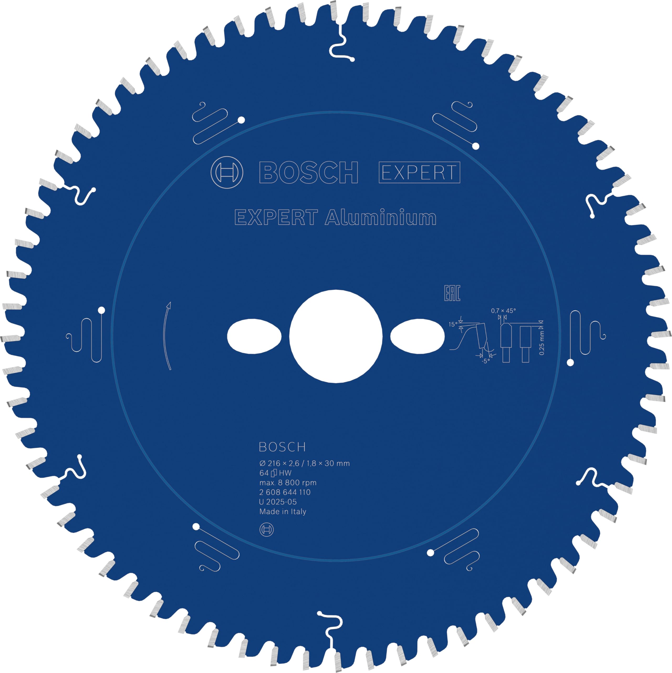 bosch-expert-aluminium-kreiss-geblatt-216-x-30-mm-64-z-hne-carbide-technology-f- image 1