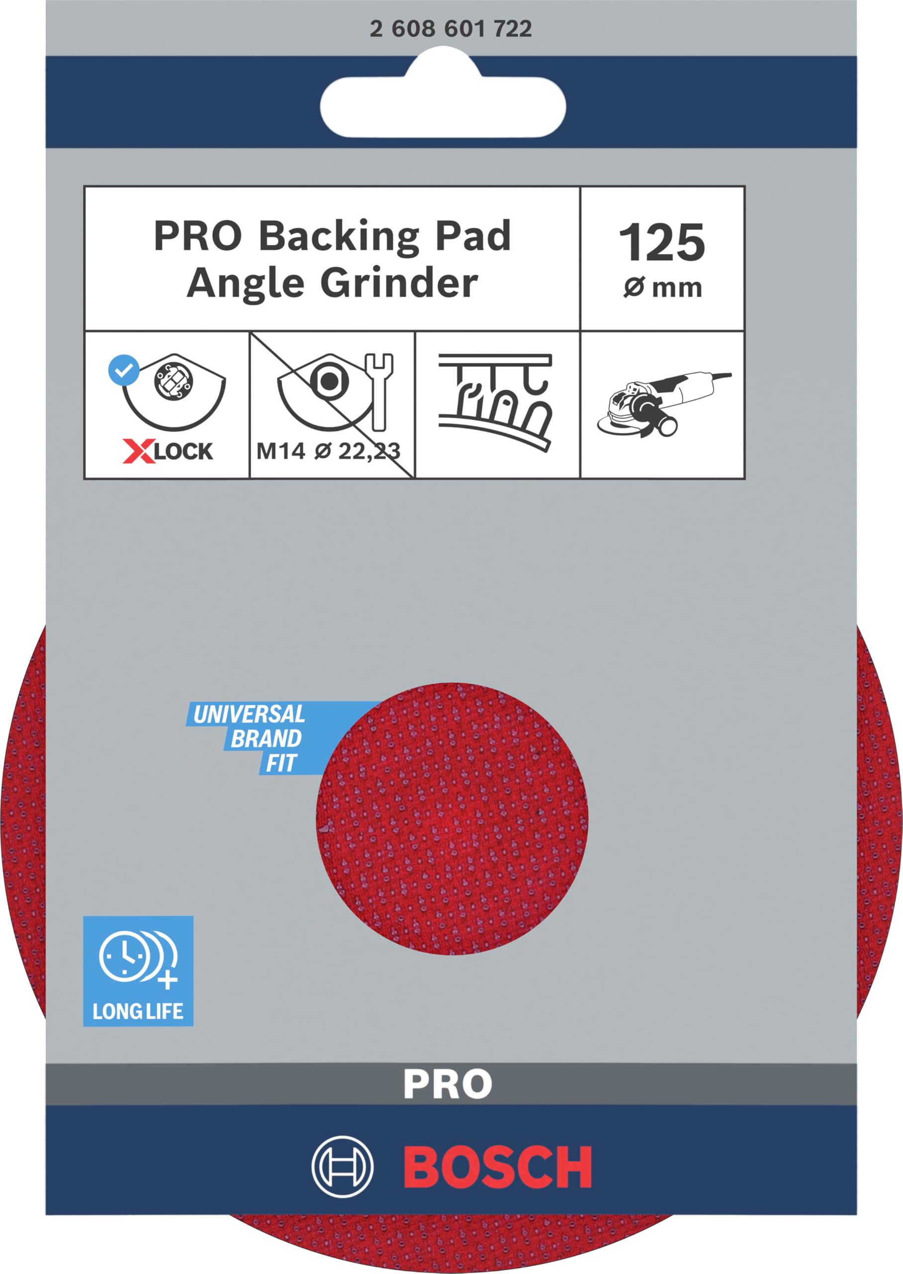 bosch-pro-backing-pad-f-r-kleine-winkelschleifer-x-lock-klettverschluss-125-mm image 2