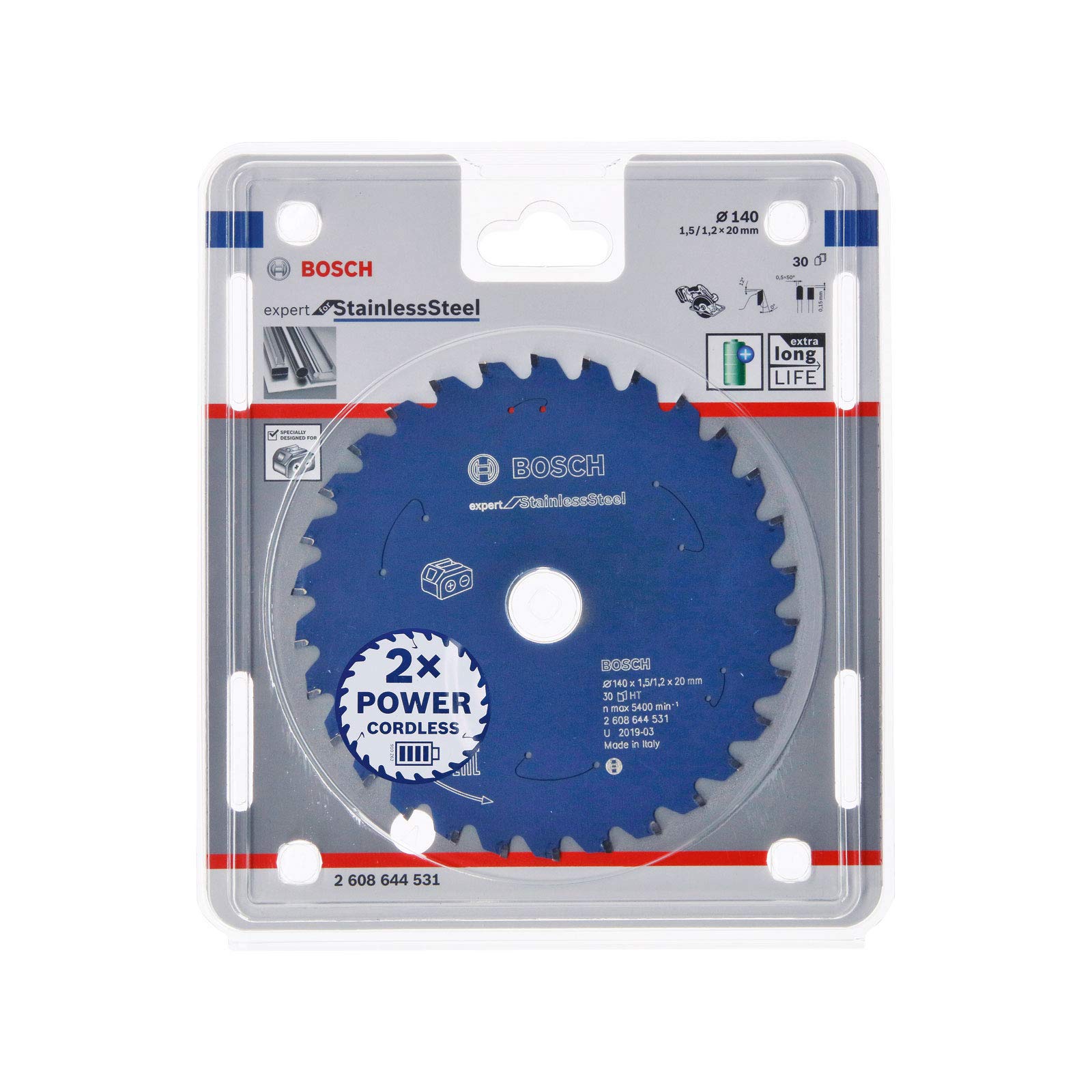 bosch-professional-expert-for-stainless-steel-kreiss-geblatt-160-x-20-x-1-6-mm-4 image 2