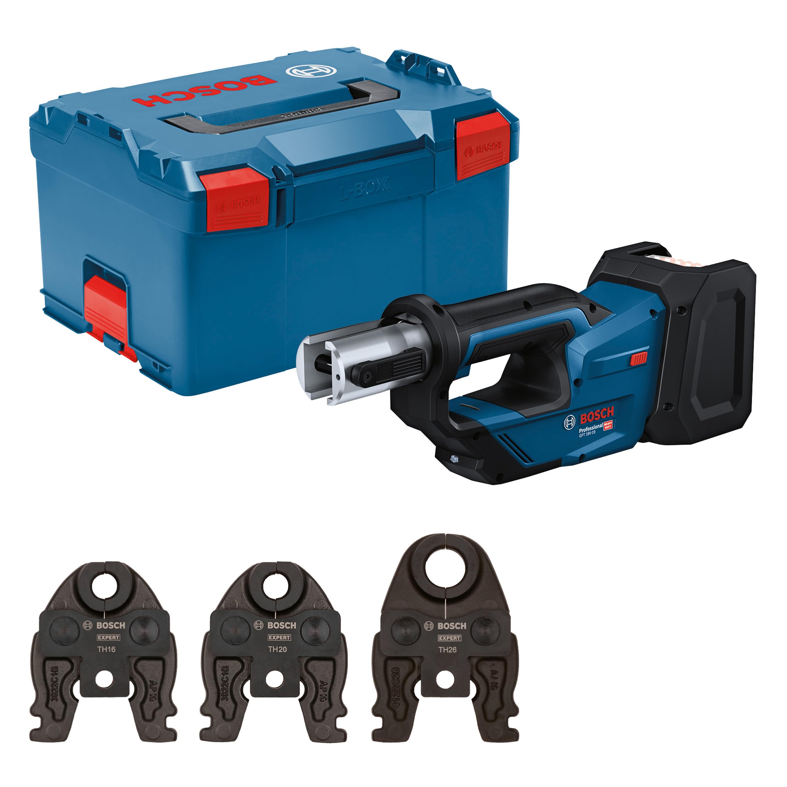 bosch-professional-gpt-18v-19-akku-presswerkzeug-19-kn-um-360-drehbarer-kopf-ink image 1