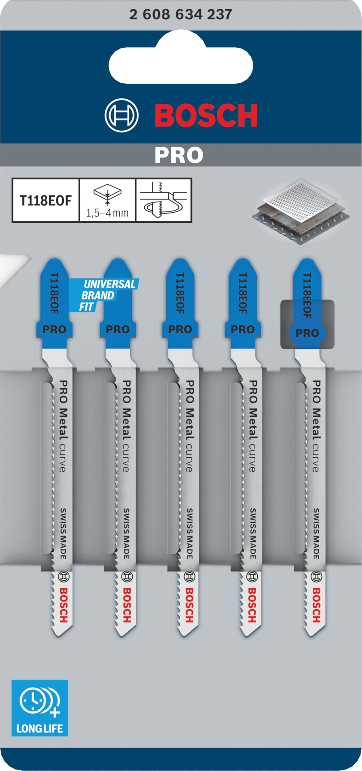 bosch-professional-5er-pack-stichs-geblatt-t-118-eof-flexible-for-metal-bimetall image 2
