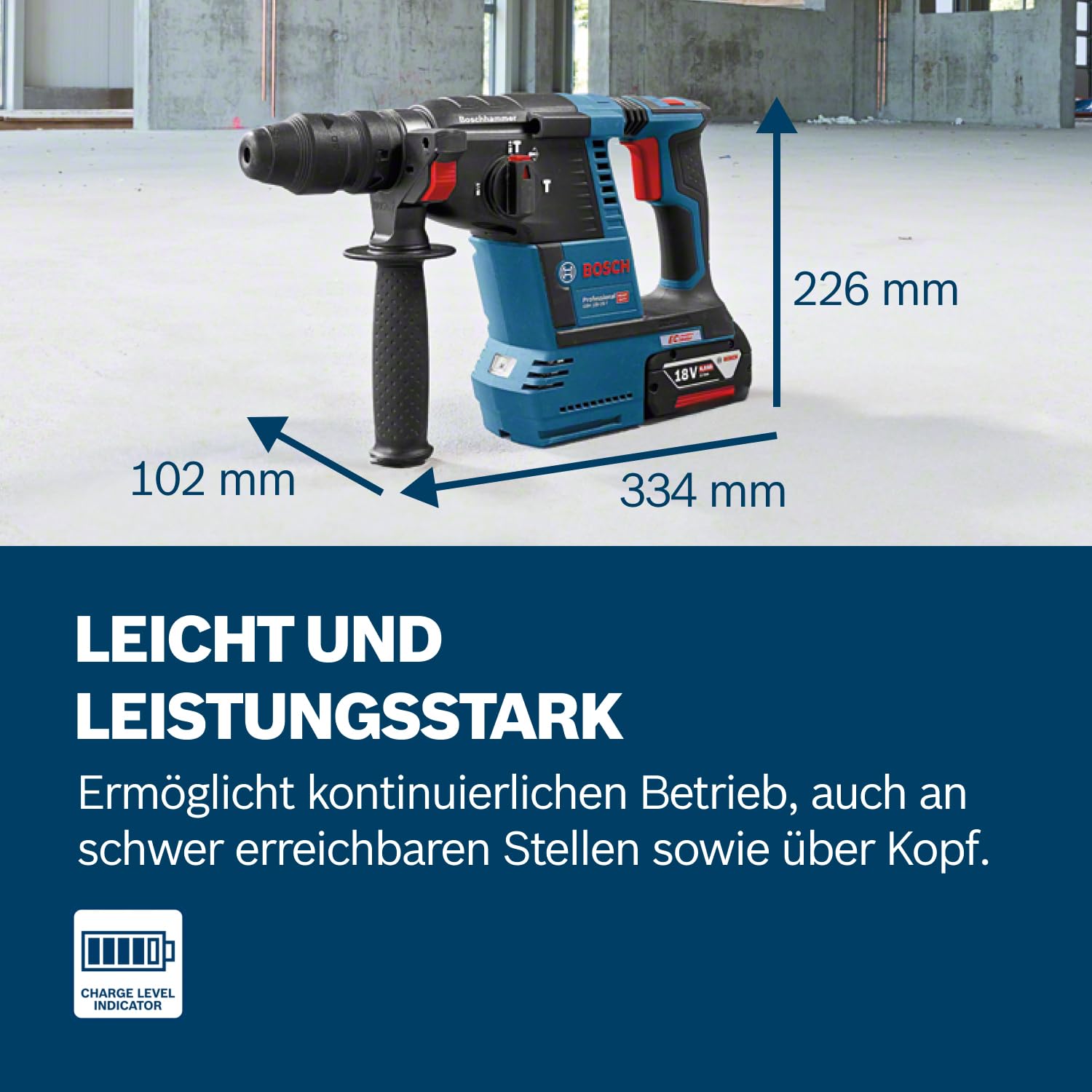 bosch-professional-18v-system-akku-bohrhammer-gbh-18v-26-sds-plus-2-6-j-schlagen image 5