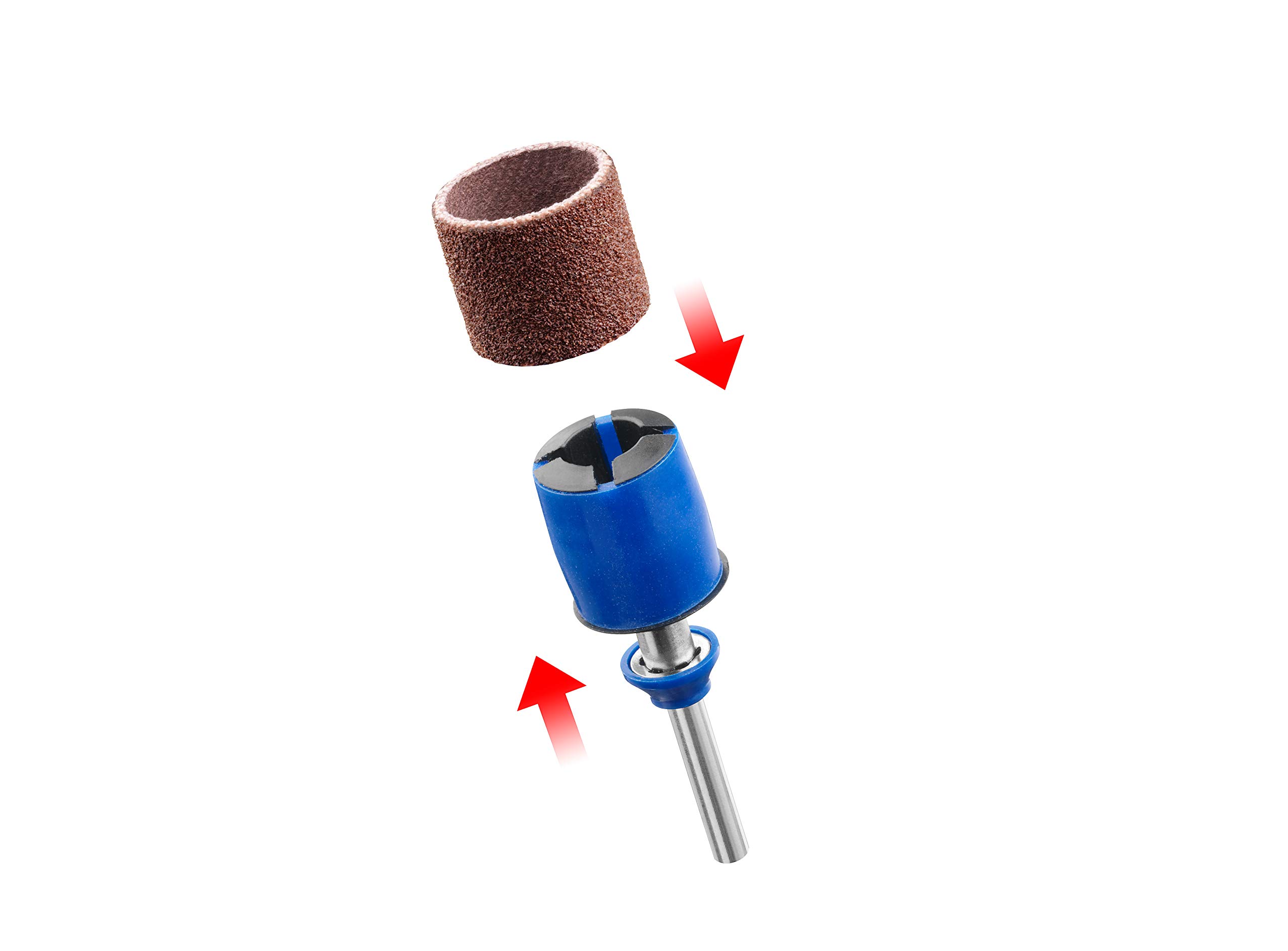 dremel-sc407-ez-speedclic-schleifband-set-mit-schleifdorn-3-schleifzubeh-rteile- image 1