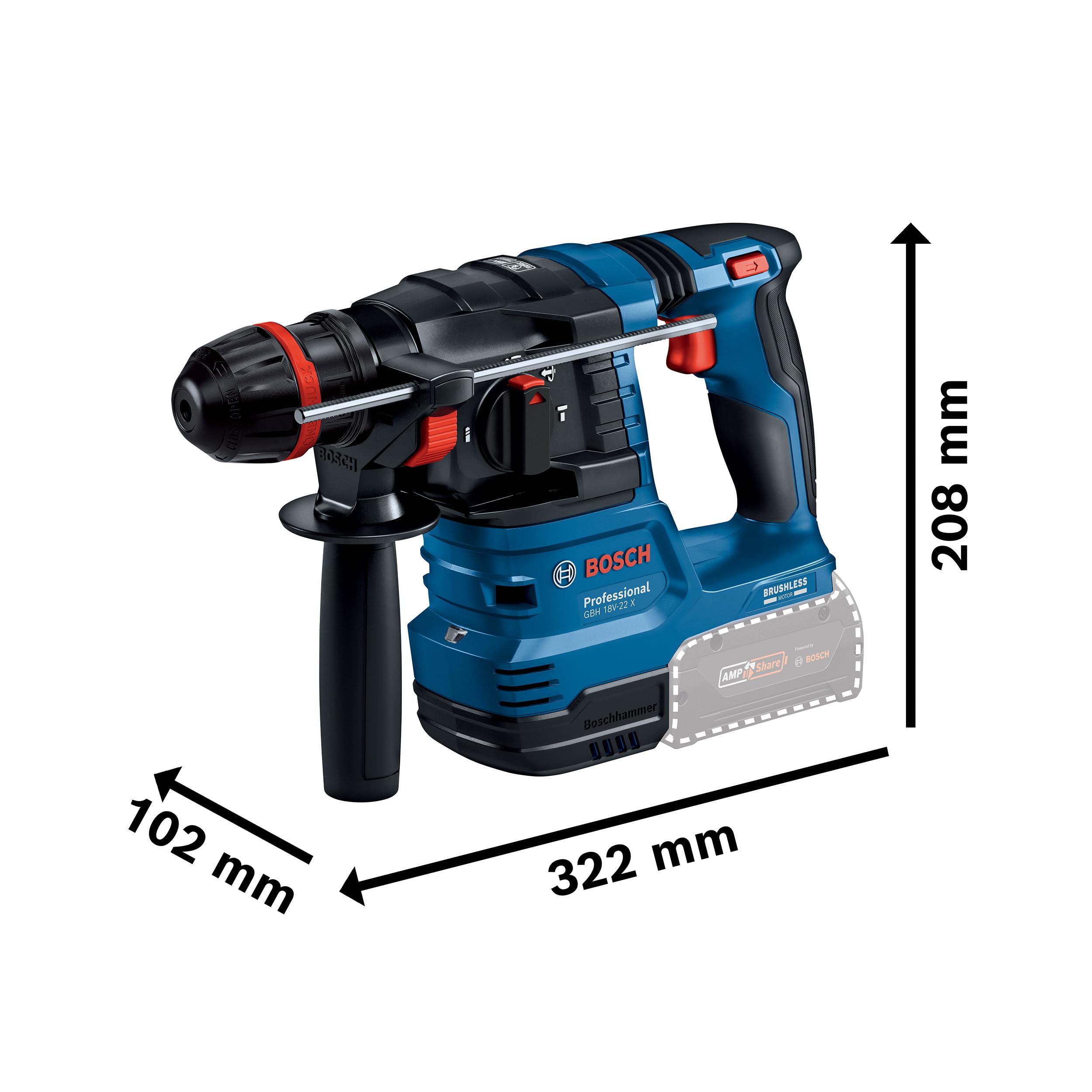 bosch-professional-18v-system-akku-bohrhammer-gbh-18v-22-x-18v-sds-plus-bohrhamm image 5