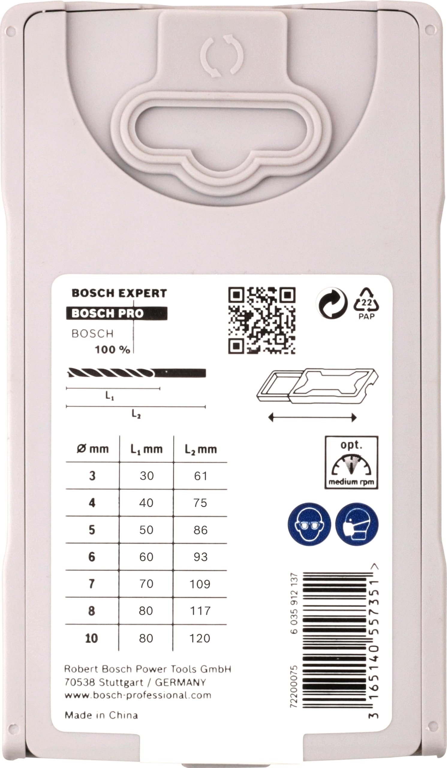 bosch-7x-pro-wood-holzspiralbohrer-set-3-4-5-6-7-8-10-mm-zentrierspitze-f-r-ausr image 4