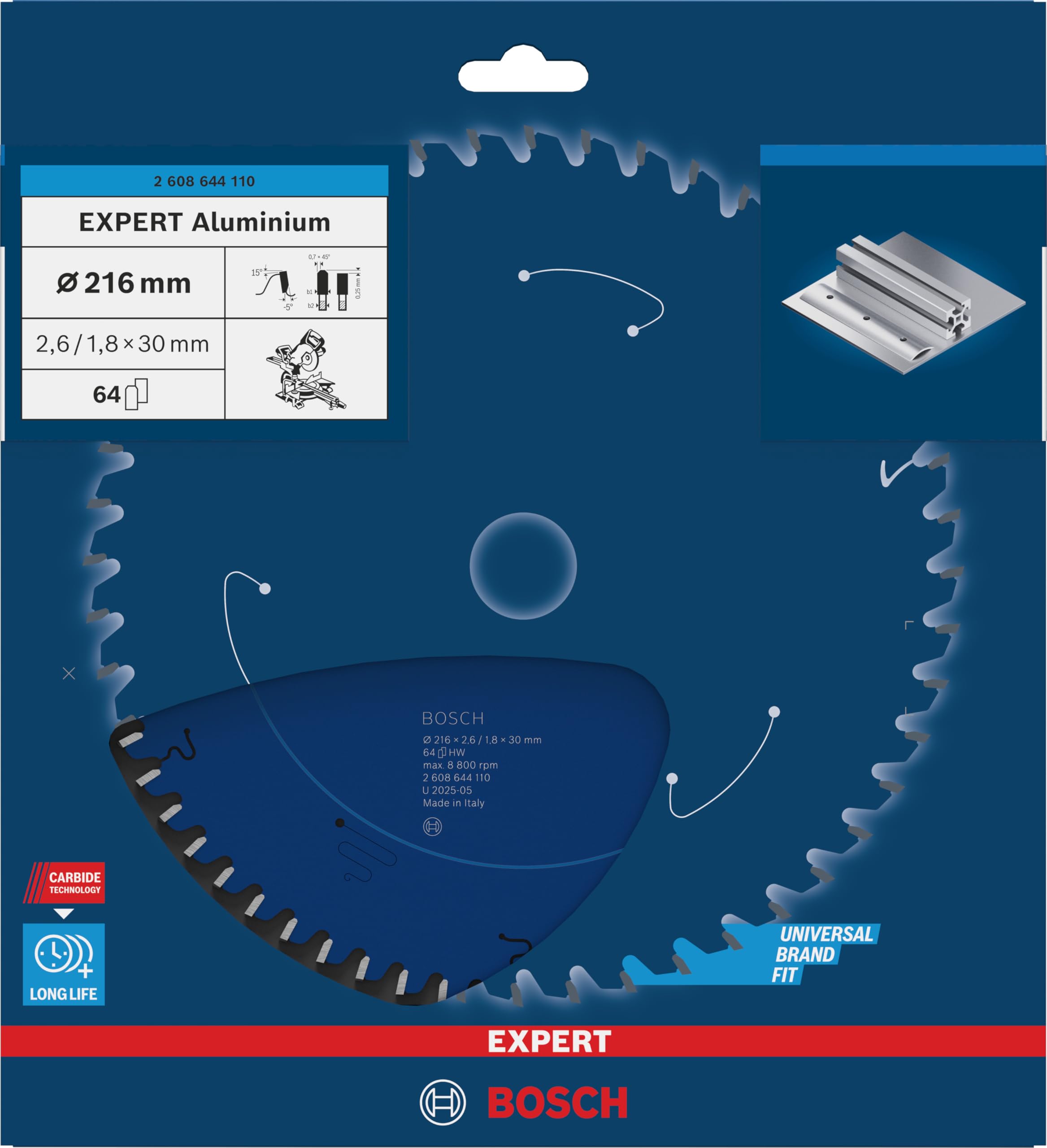 bosch-expert-aluminium-kreiss-geblatt-216-x-30-mm-64-z-hne-carbide-technology-f- image 2