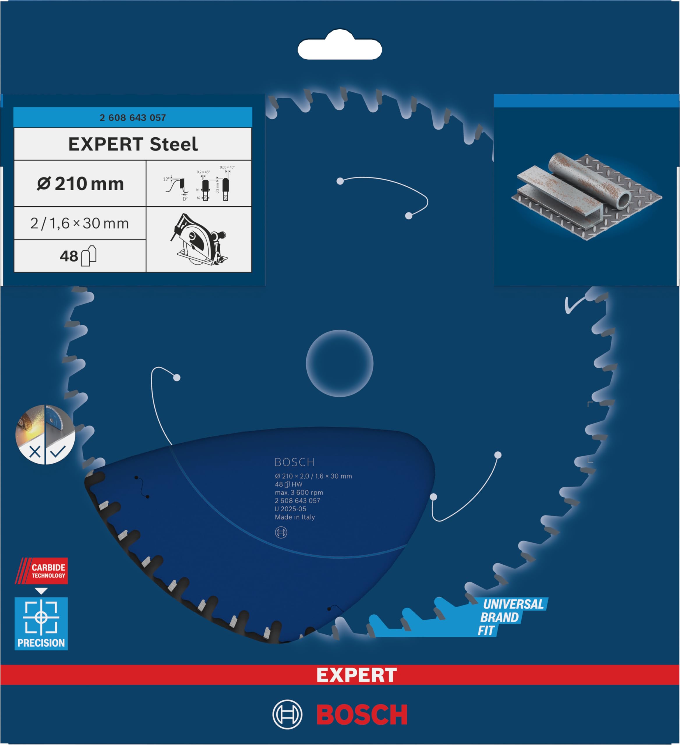 bosch-professional-kreiss-geblatt-expert-for-steel-210-x-30-x-2-0-mm-48-z-hne-s- image 2
