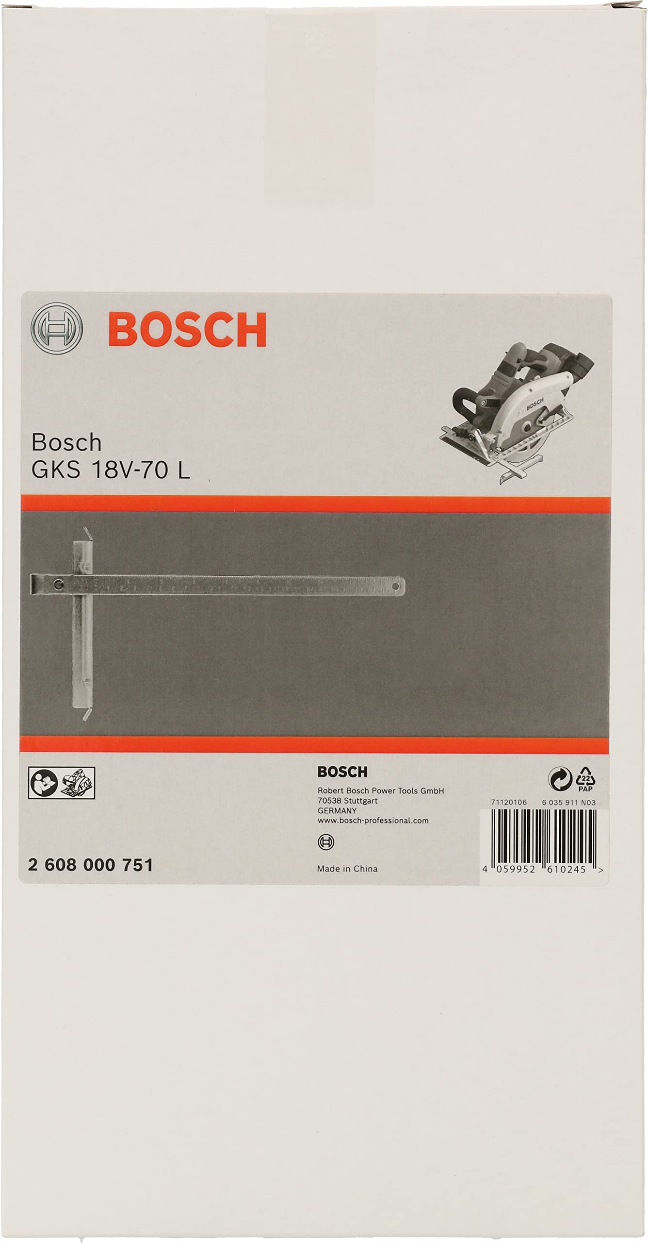 bosch-parallelanschlag-f-r-handkreiss-ge-gks-18v-70l-l-ngenanschlag-f-r-pr-zise- image 2