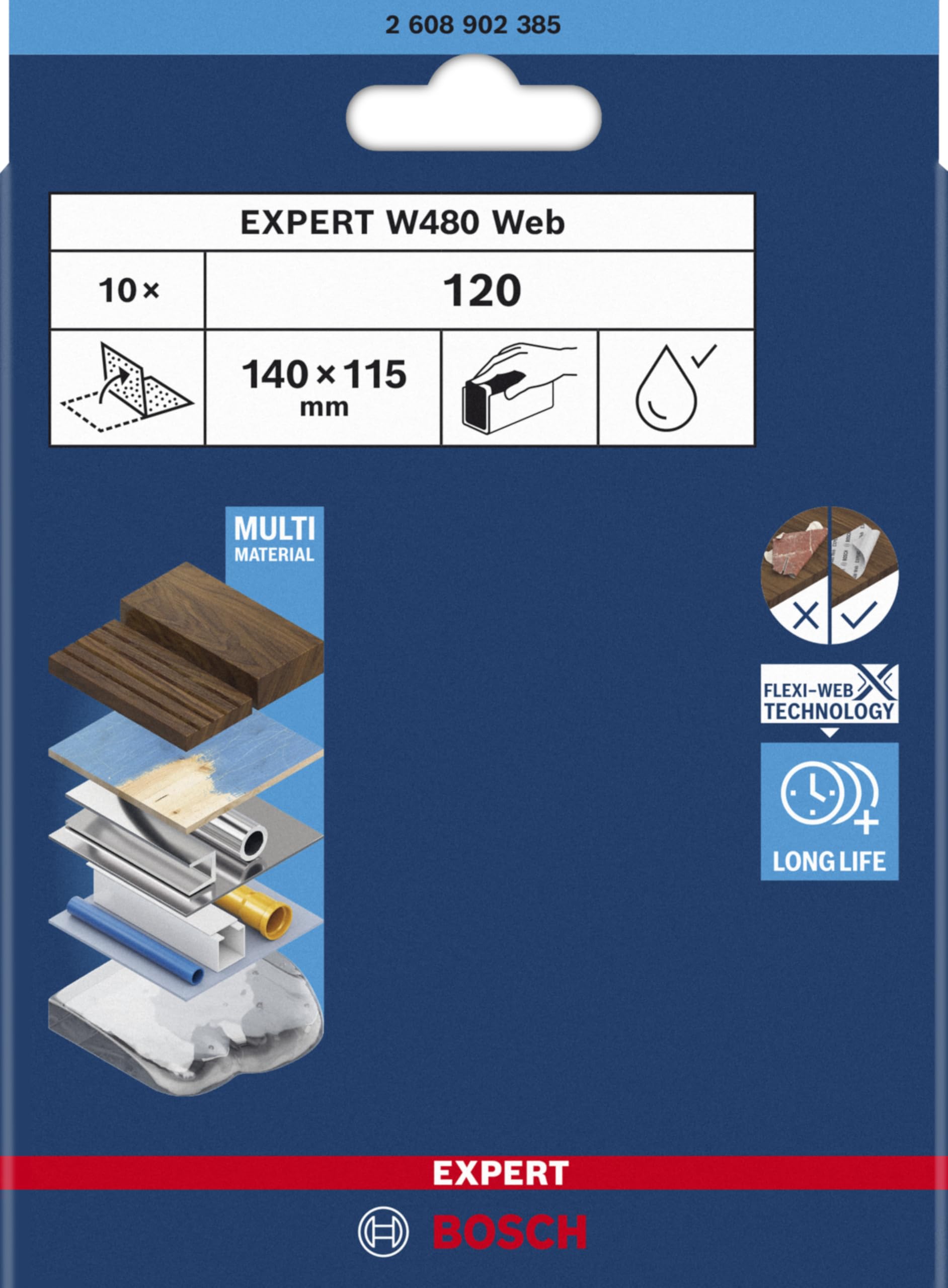 bosch-expert-w480-web-handschleifblatt-set-9-teilig-k-rnung-120-320-115x140-mm image 5
