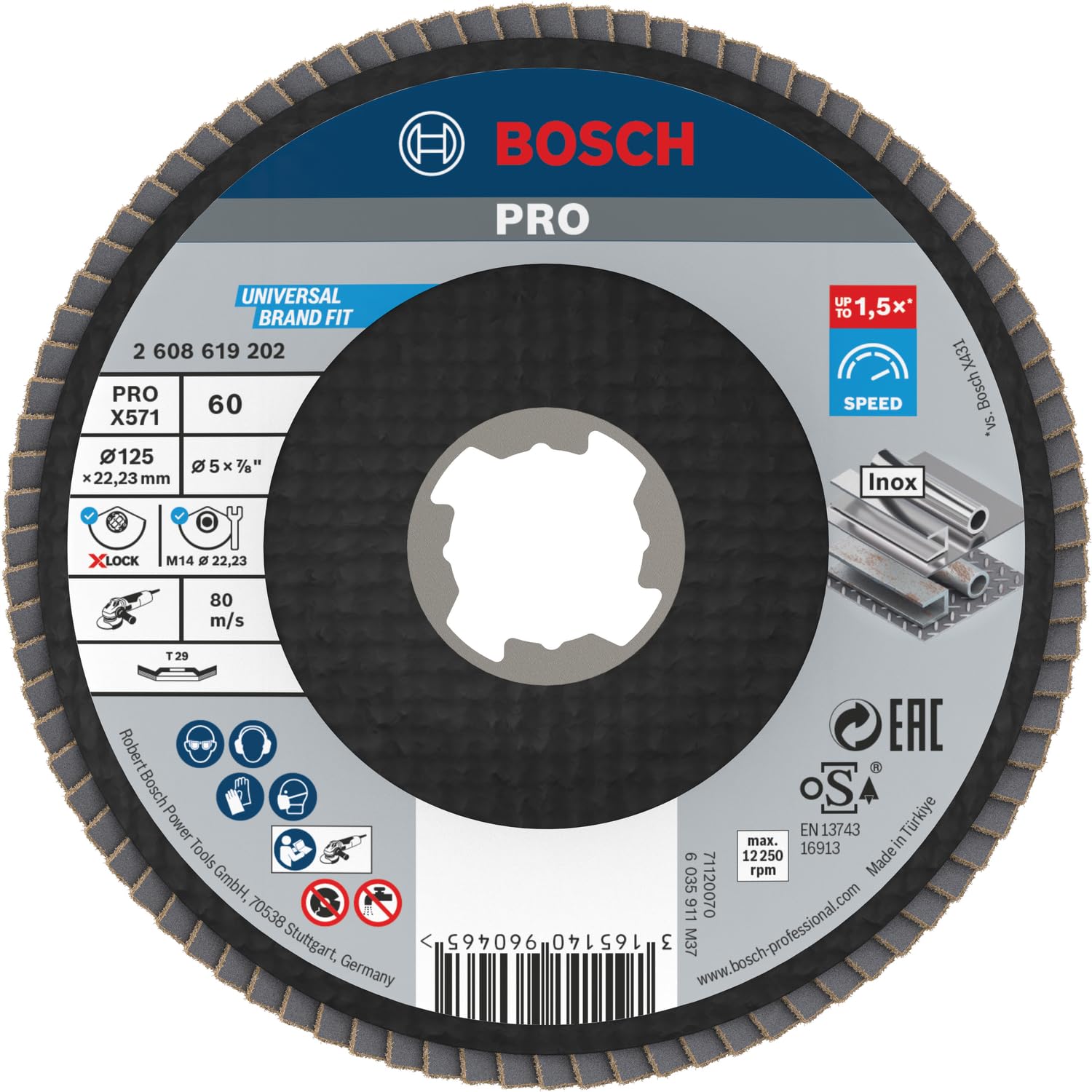 bosch-accessories-gewinkelte-f-cherschleifscheibe-x571-best-for-metal-x-lock-125 image 1