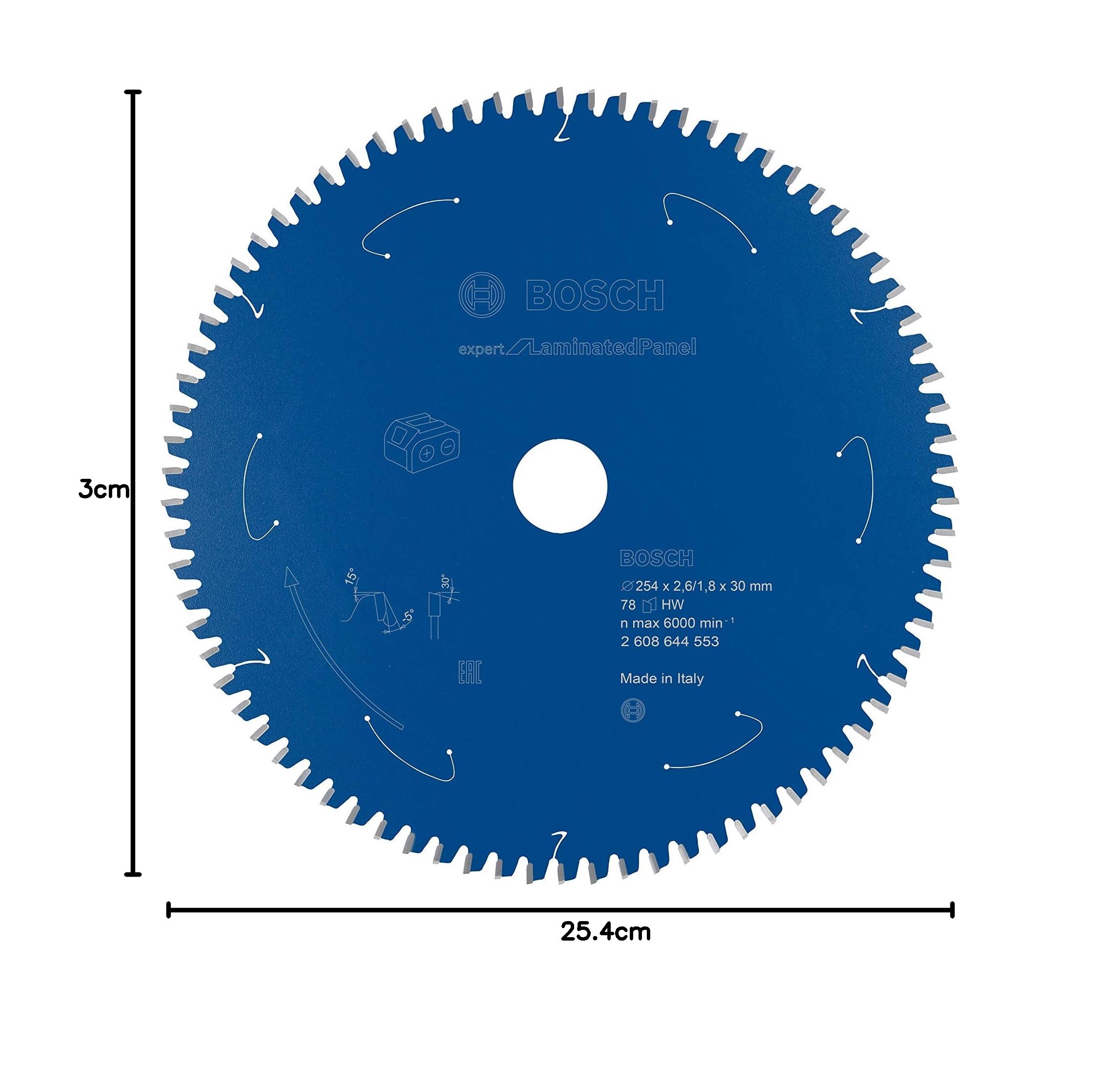 bosch-professional-expert-for-laminated-panel-kreiss-geblatt-254-x-30-x-2-6-mm-7 image 8