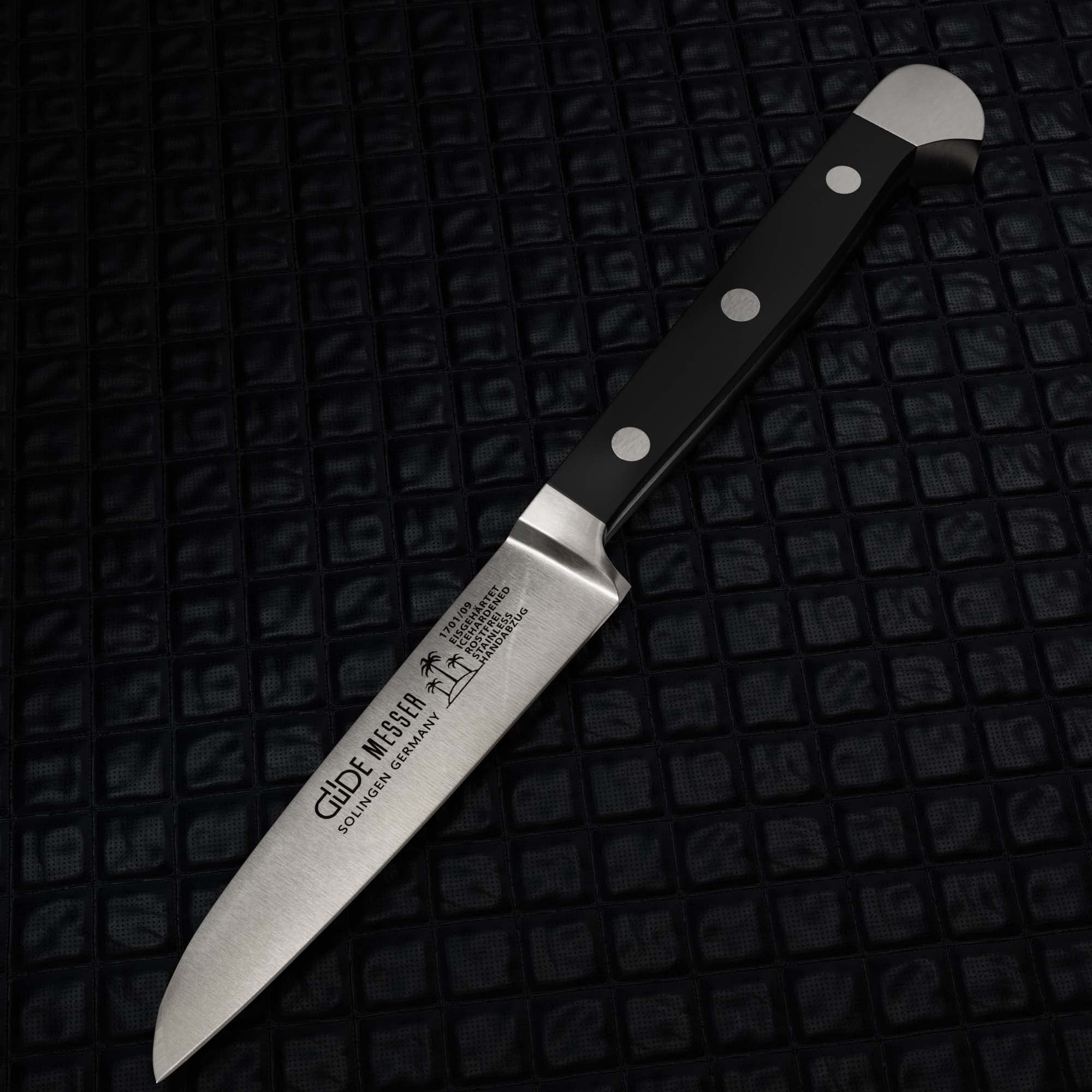 g-de-solingen-alpha-gem-semesser-geschmiedet-9-cm-klinge-doppelkropf-pom-griff-s image 5