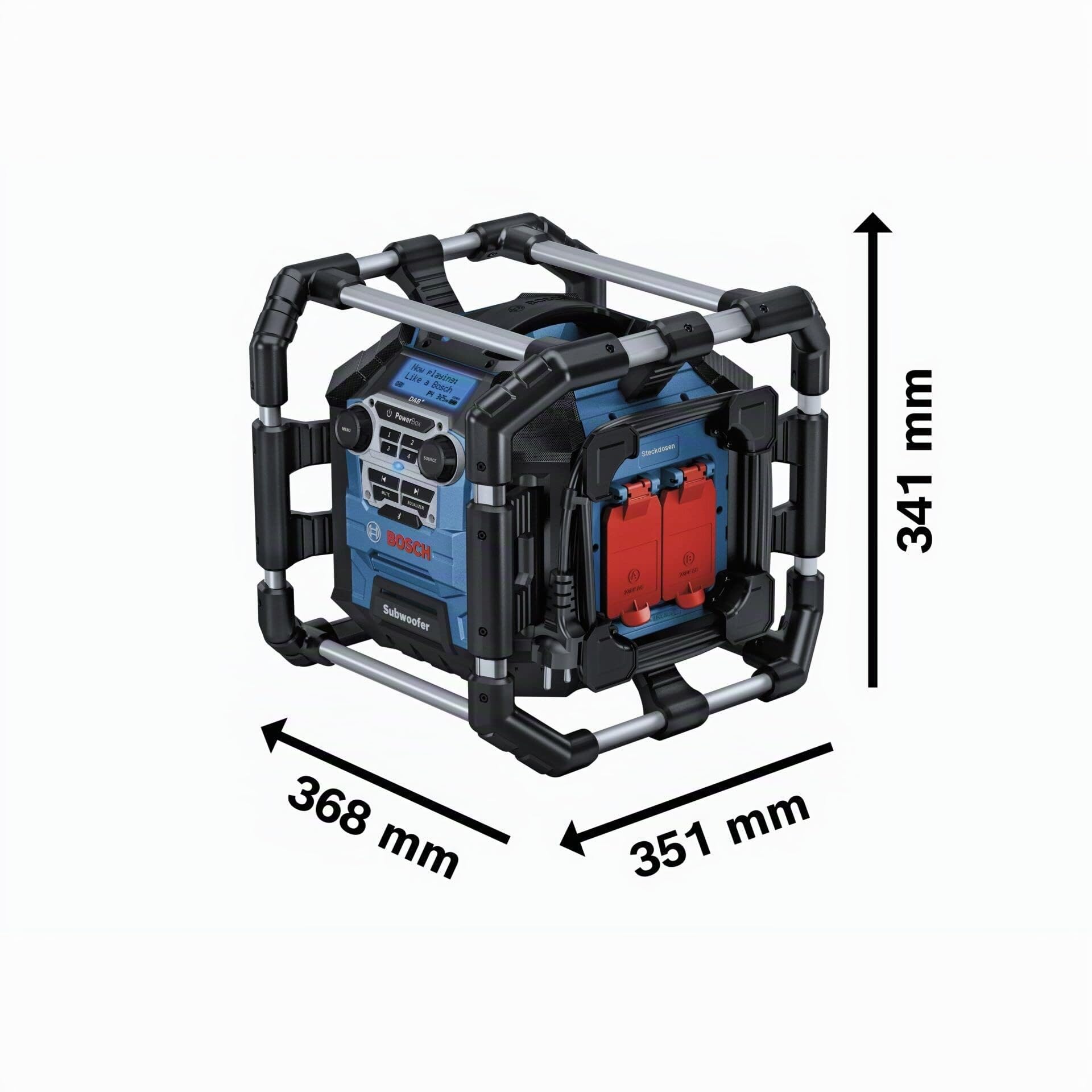 bosch-professional-18v-system-akku-baustellenradio-gpb-18v-5-sc-dab-bluetooth-fm image 2