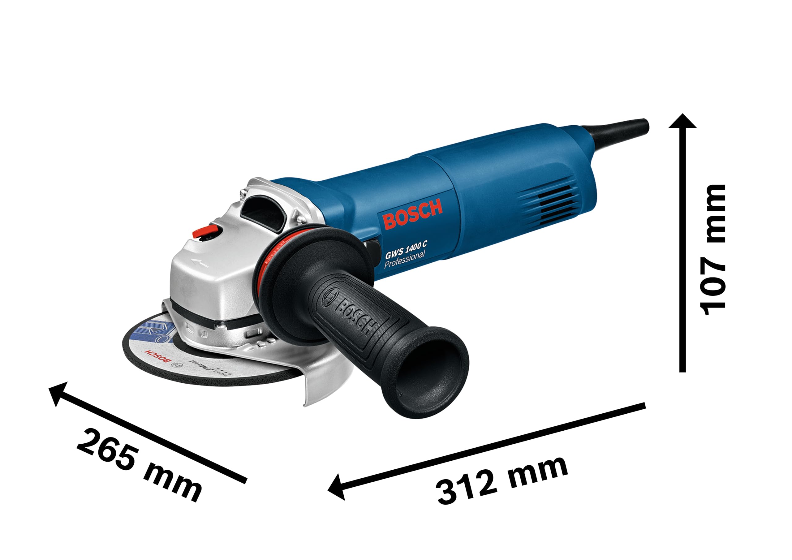 bosch-professional-gws-1400-winkelschleifer-mit-1-400-w-motor-und-125-mm-scheibe image 2