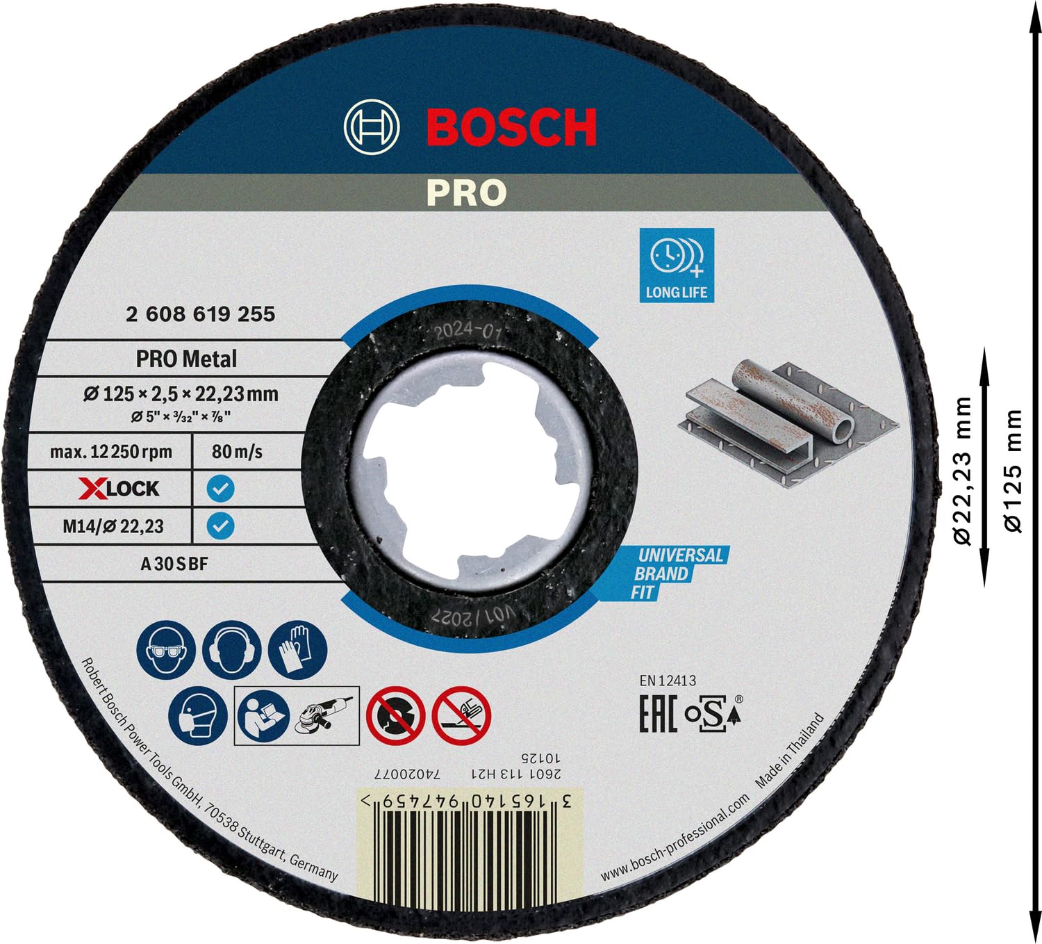 bosch-professional-gerade-trennscheibe-expert-for-metal-x-lock-125-mm-22-23-mm-b image 3
