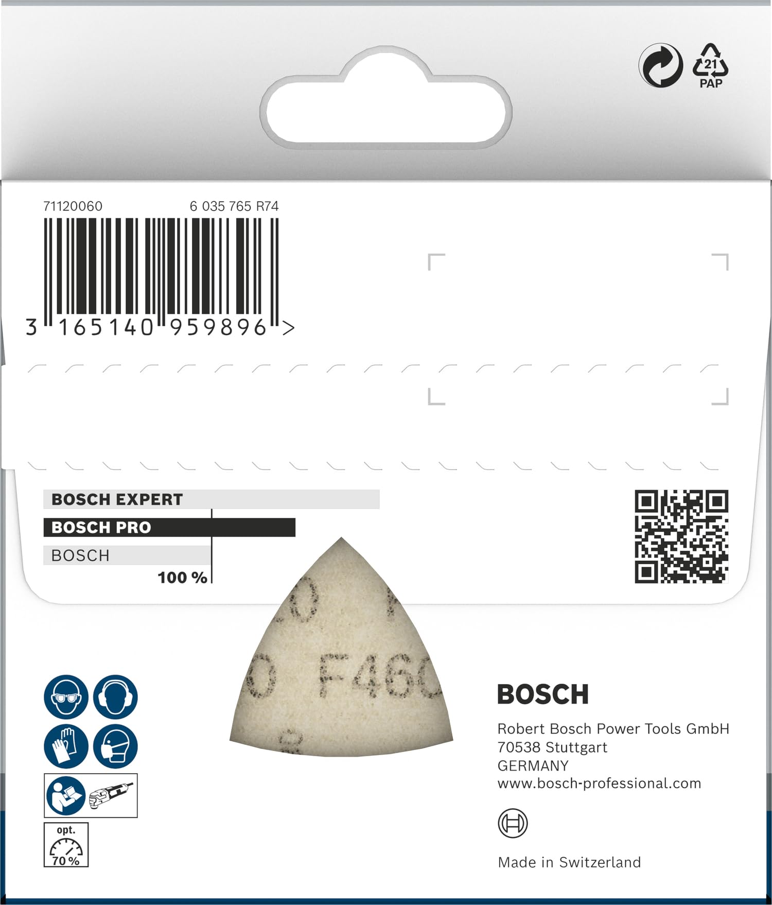 bosch-professional-5-st-ck-schleifpapier-f460-best-for-wood-and-paint-k-rnung-g1 image 4