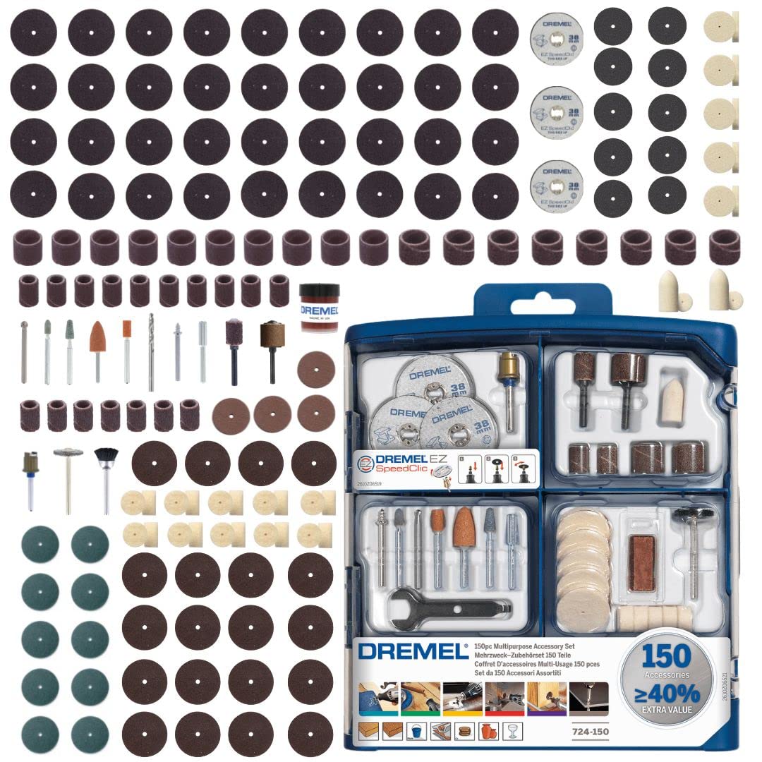 dremel-sc724-ez-speedclic-mehrzweck-zubeh-rset-150-zubeh-rteile-zum-schleifen-sc image 1