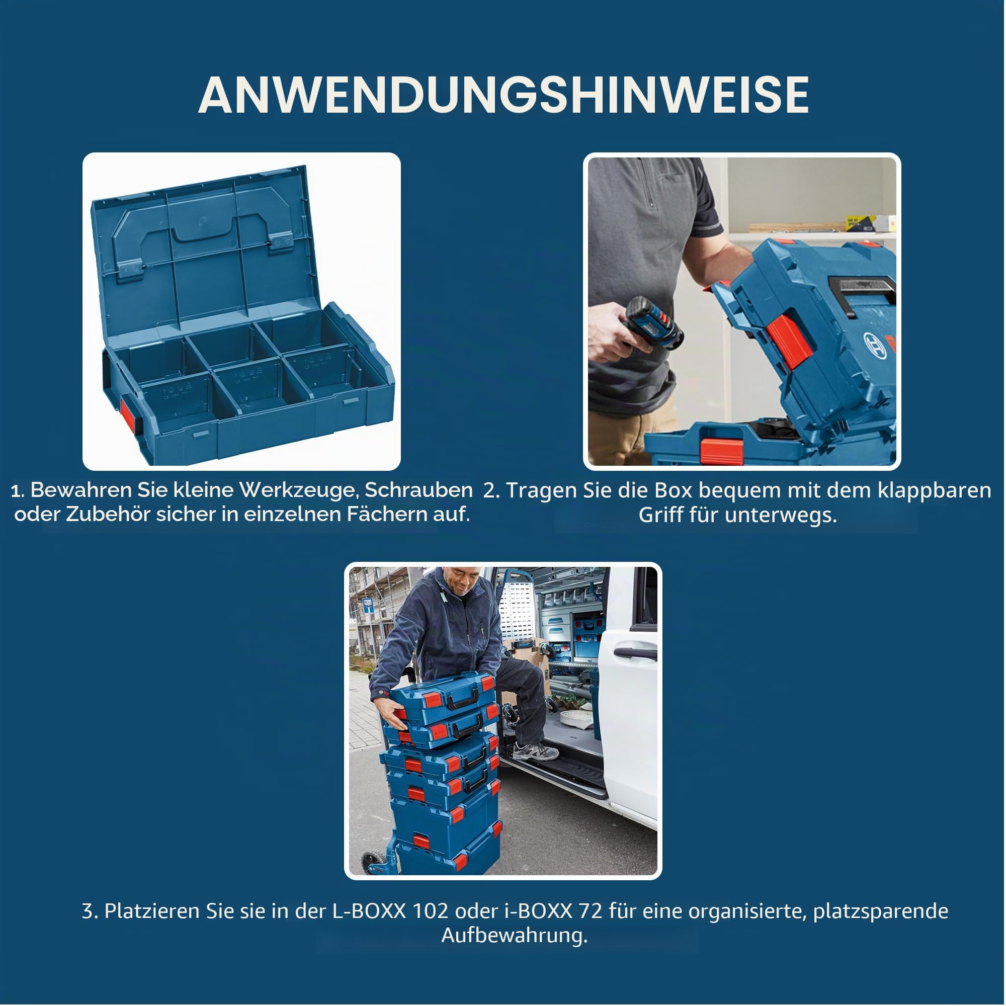 bosch-professional-l-boxx-mini-werkzeugkoffer-systembox-kleinteile-organizer-260 image 6