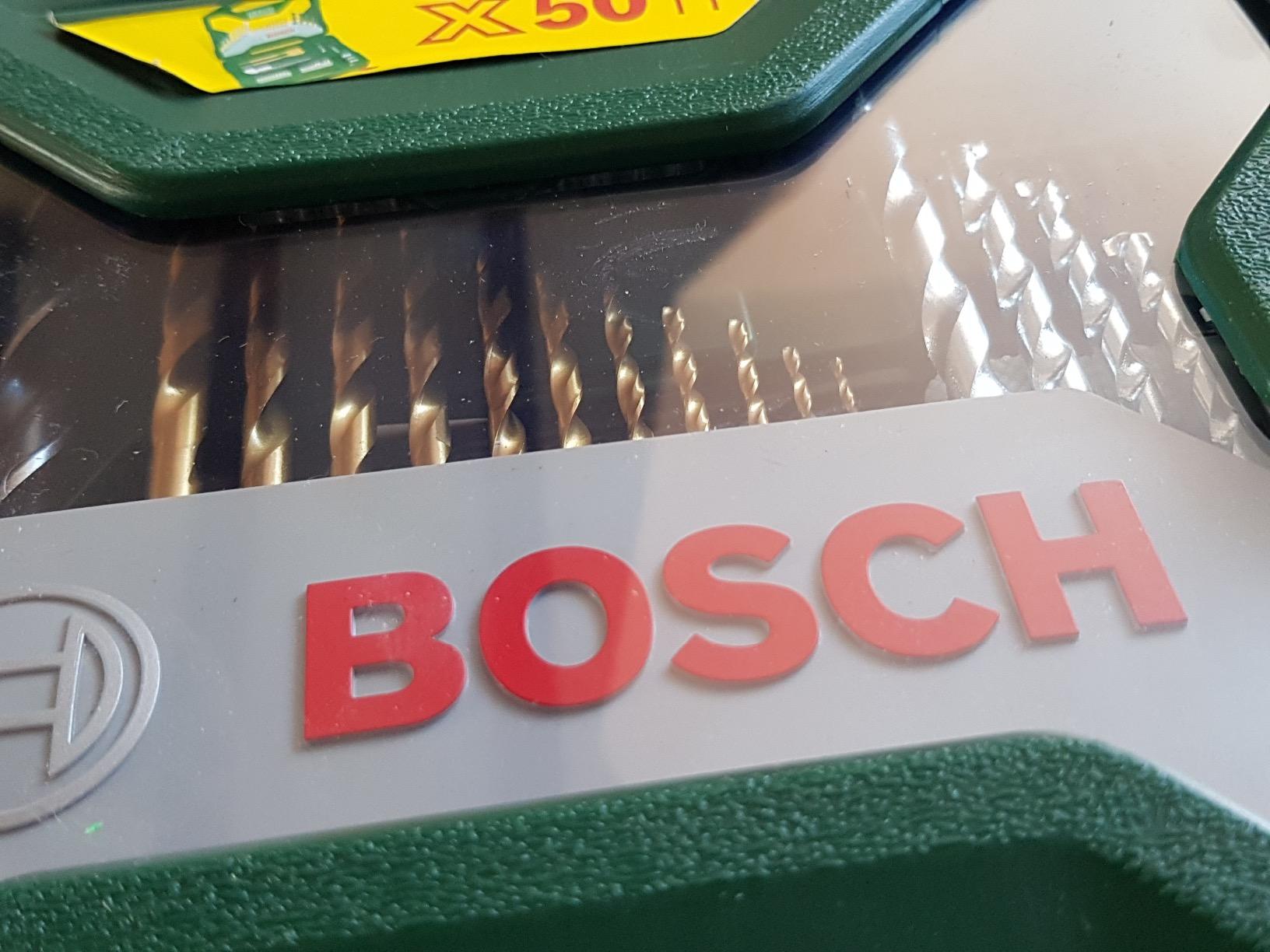 Ein Steinbohrer verbogen