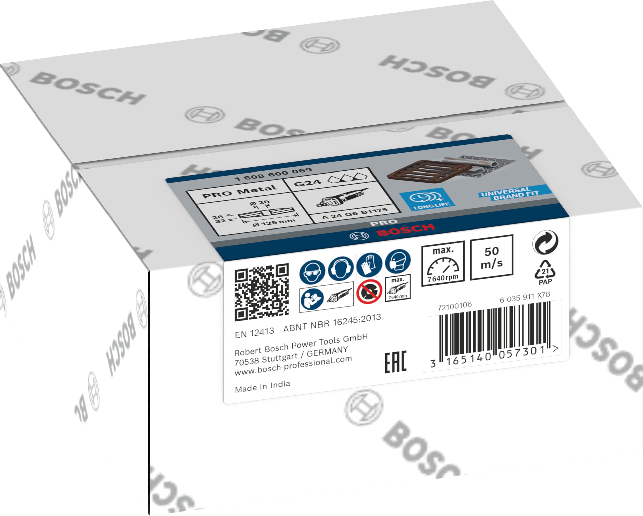 bosch-professional-schleifscheibe-125-mm-k-rnung-24-f-r-grauguss-zubeh-r-f-r-ger image 2
