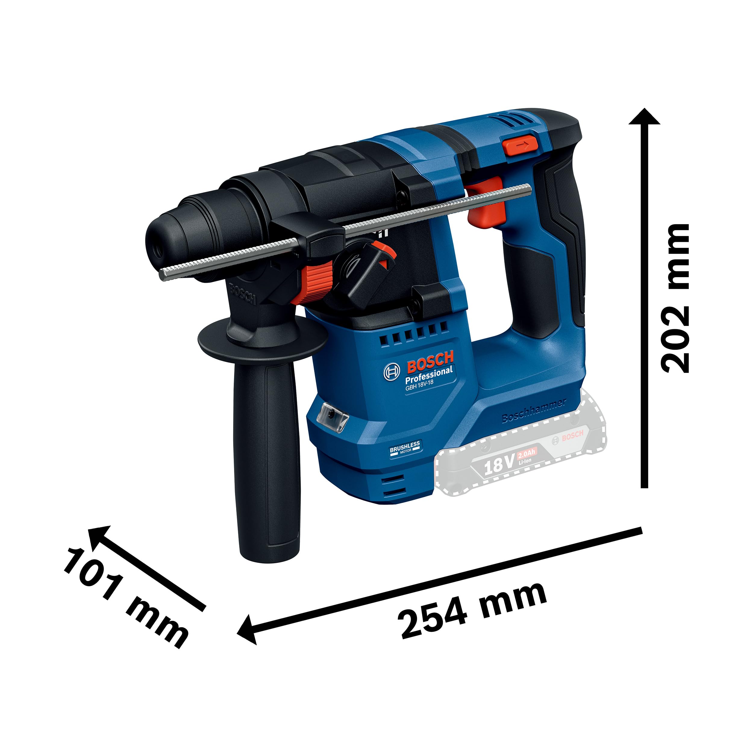 bosch-professional-gbh-18v-18-akku-bohrhammer-18v-system-sds-plus-b-rstenloser-m image 5