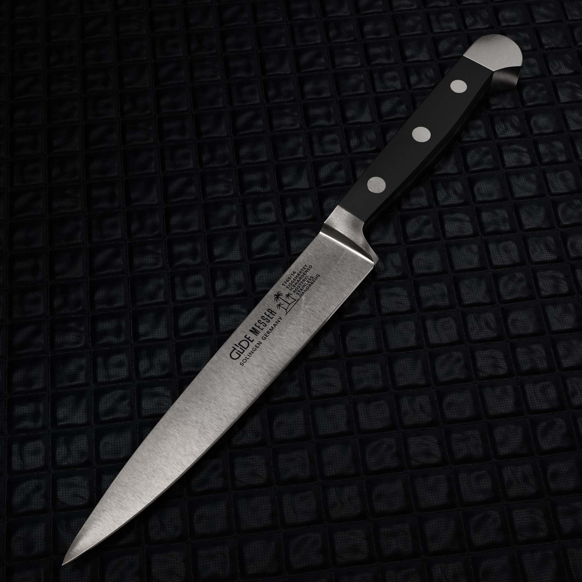 g-de-1765-16-alpha-zubereitungsmesser-16-cm-geschmiedet-doppelkropf-pom-griff-sc image 5