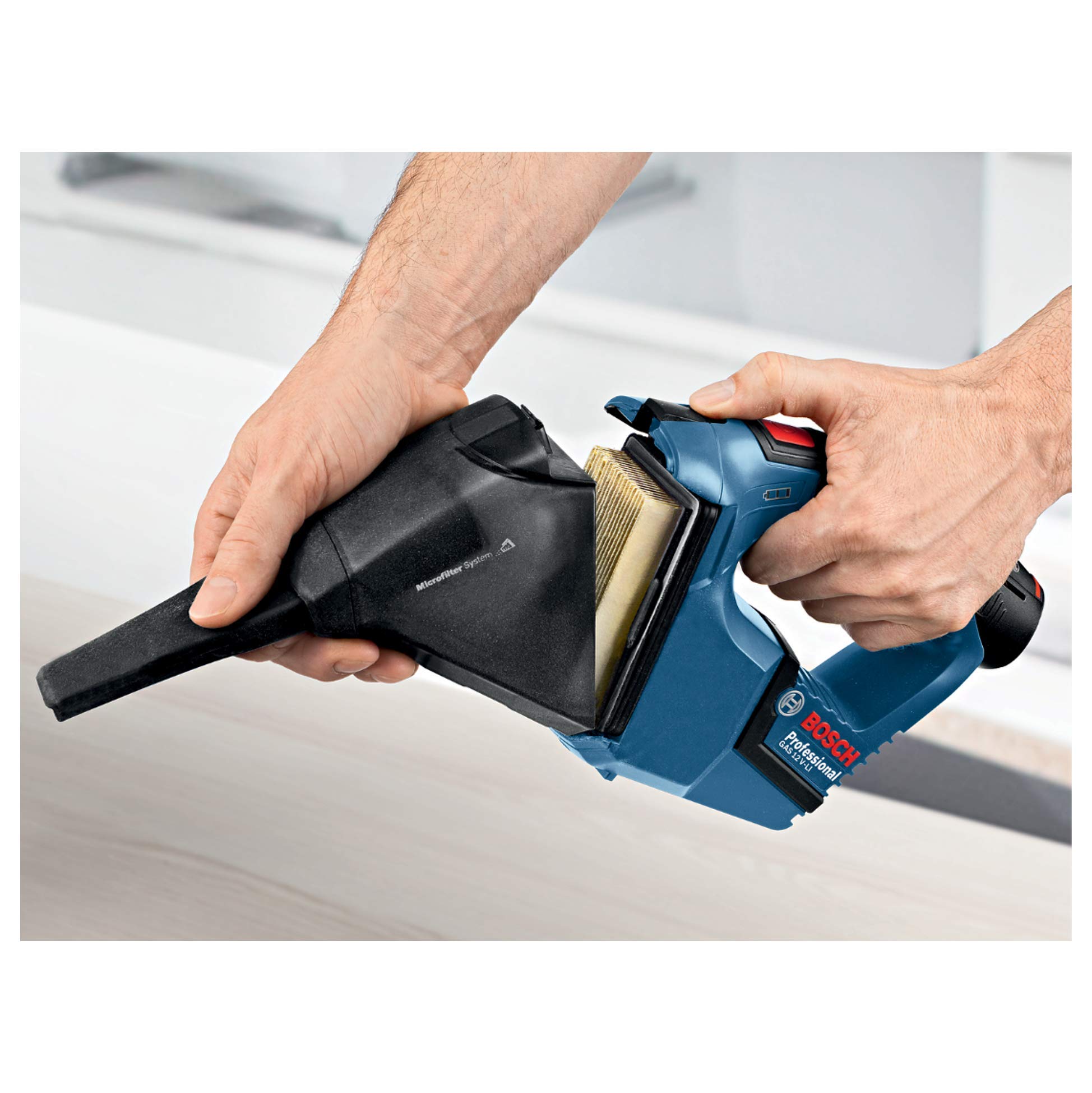 bosch-professional-gas-12v-akku-handstaubsauger-12v-system-inkl-flachfaltenfilte image 5