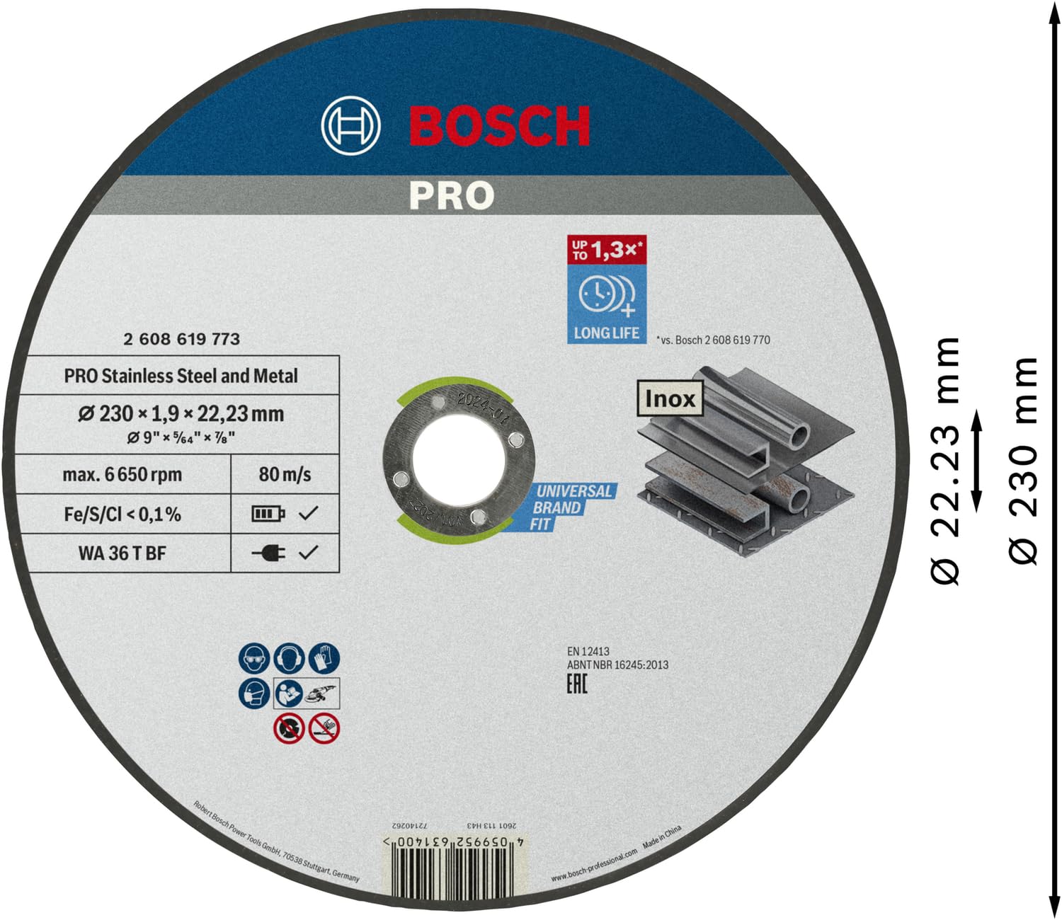 bosch-accessories-pro-stainless-steel-and-metal-trennscheibe-230-1-9-22-23-mm-ge image 3