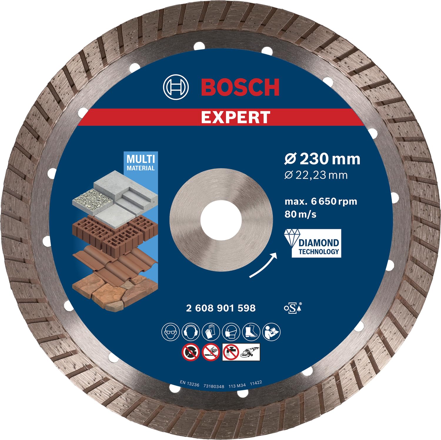bosch-accessories-expert-multimaterial-x-lock-diamanttrennscheibe-125-mm-turbo-f image 8