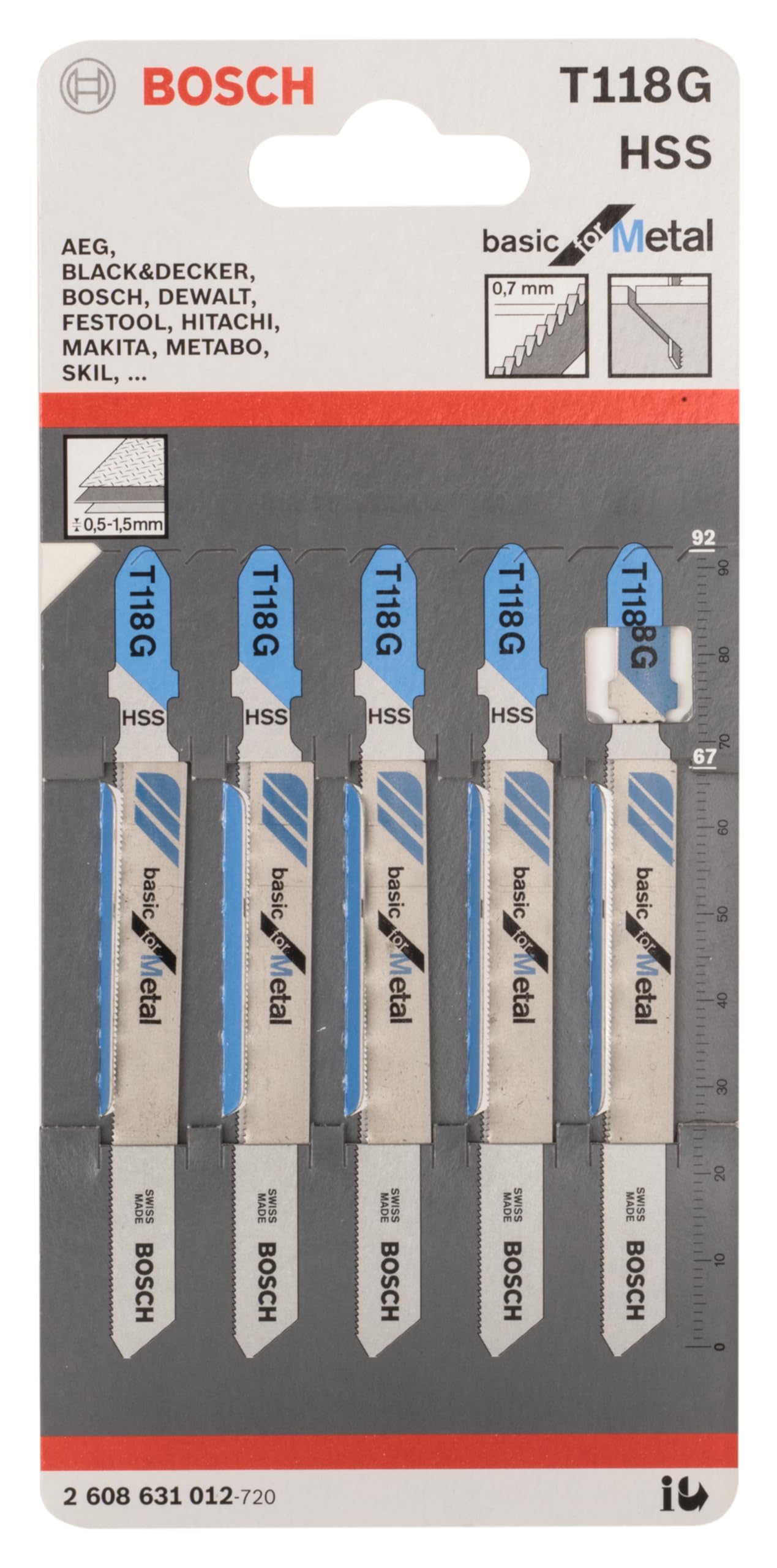 bosch-t-118-g-basic-for-metal-stichs-geblatt-5er-pack-f-r-stahlbleche-92-mm-l-ng image 2