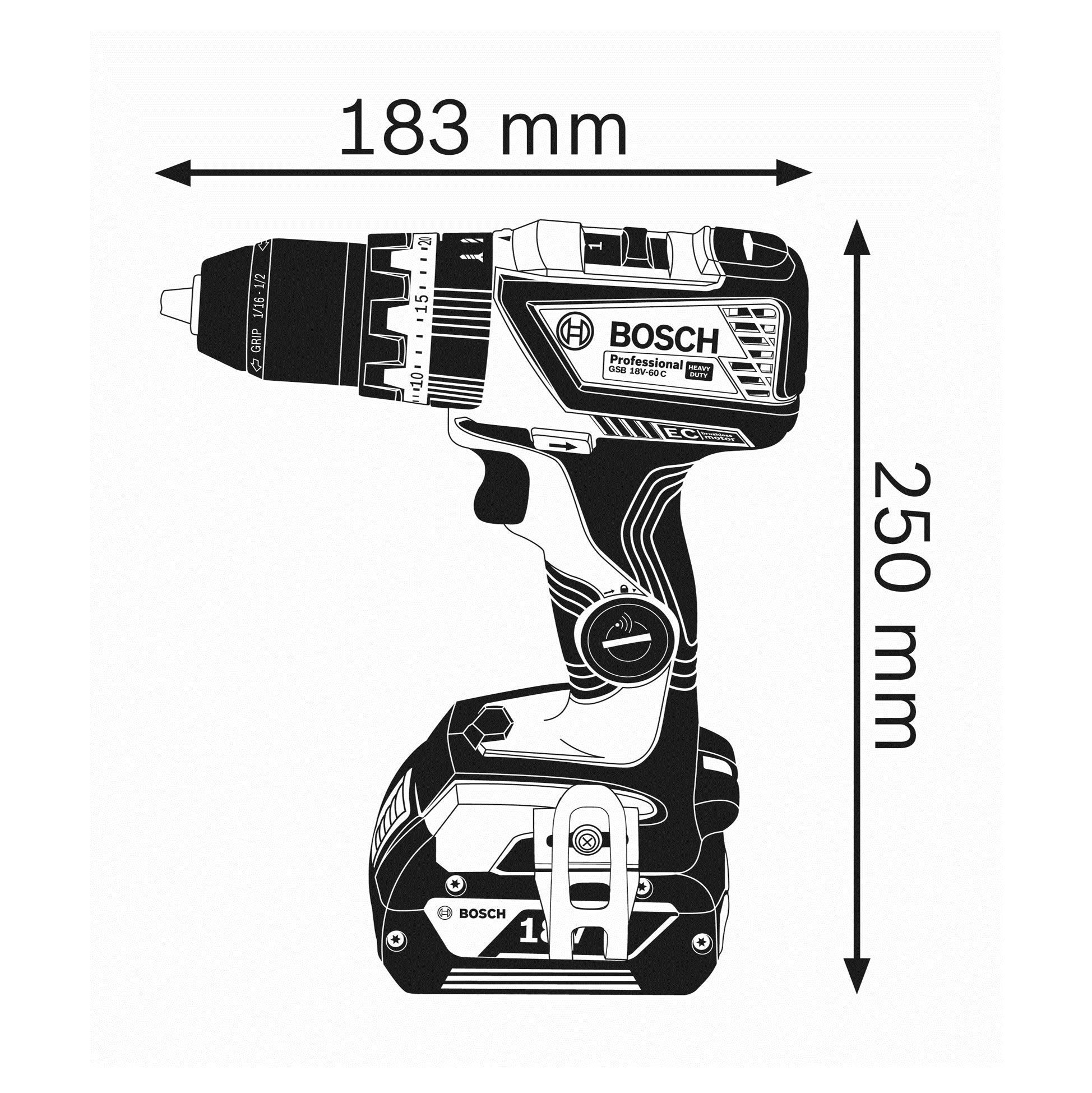 bosch-professional-18v-system-akku-schlagbohrschrauber-gsb-18v-60-c-60-nm-connec image 2