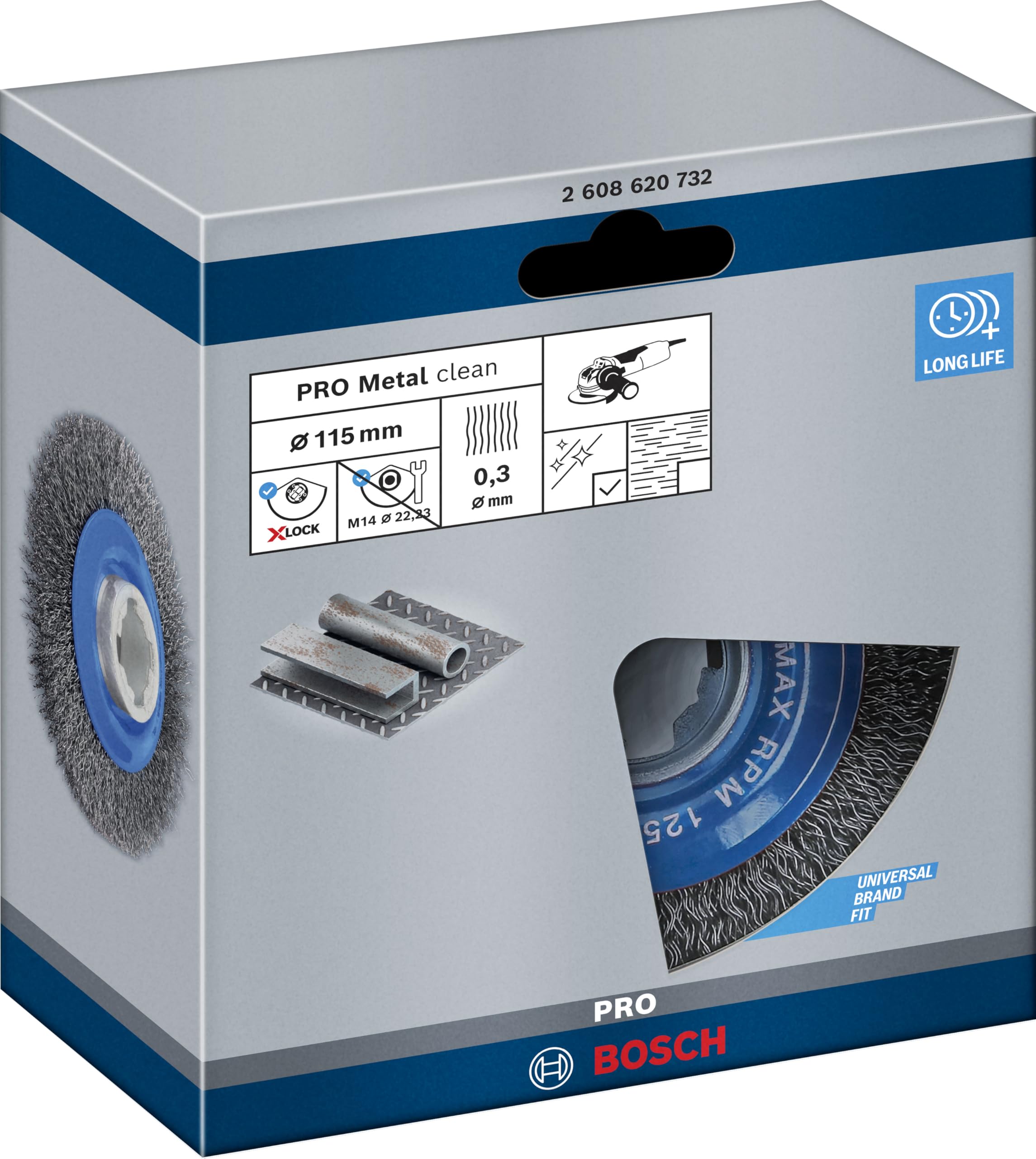 bosch-professional-scheibenb-rste-gewellter-draht-clean-for-metal-x-lock-115-mm- image 2