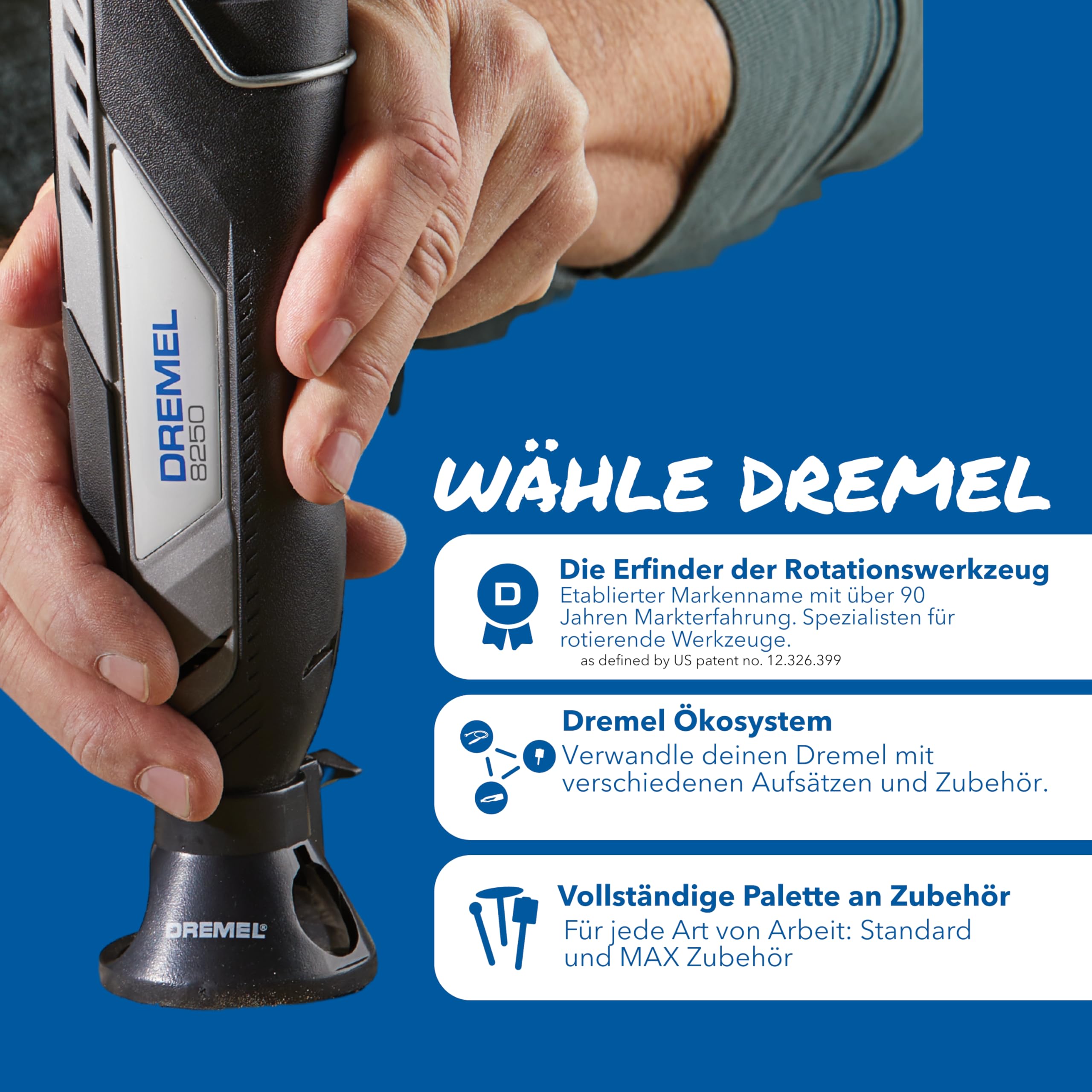 dremel-8250-12v-akku-rotationswerkzeug-b-rstenlos-5-000-30-000-u-min-set-mit-65- image 8