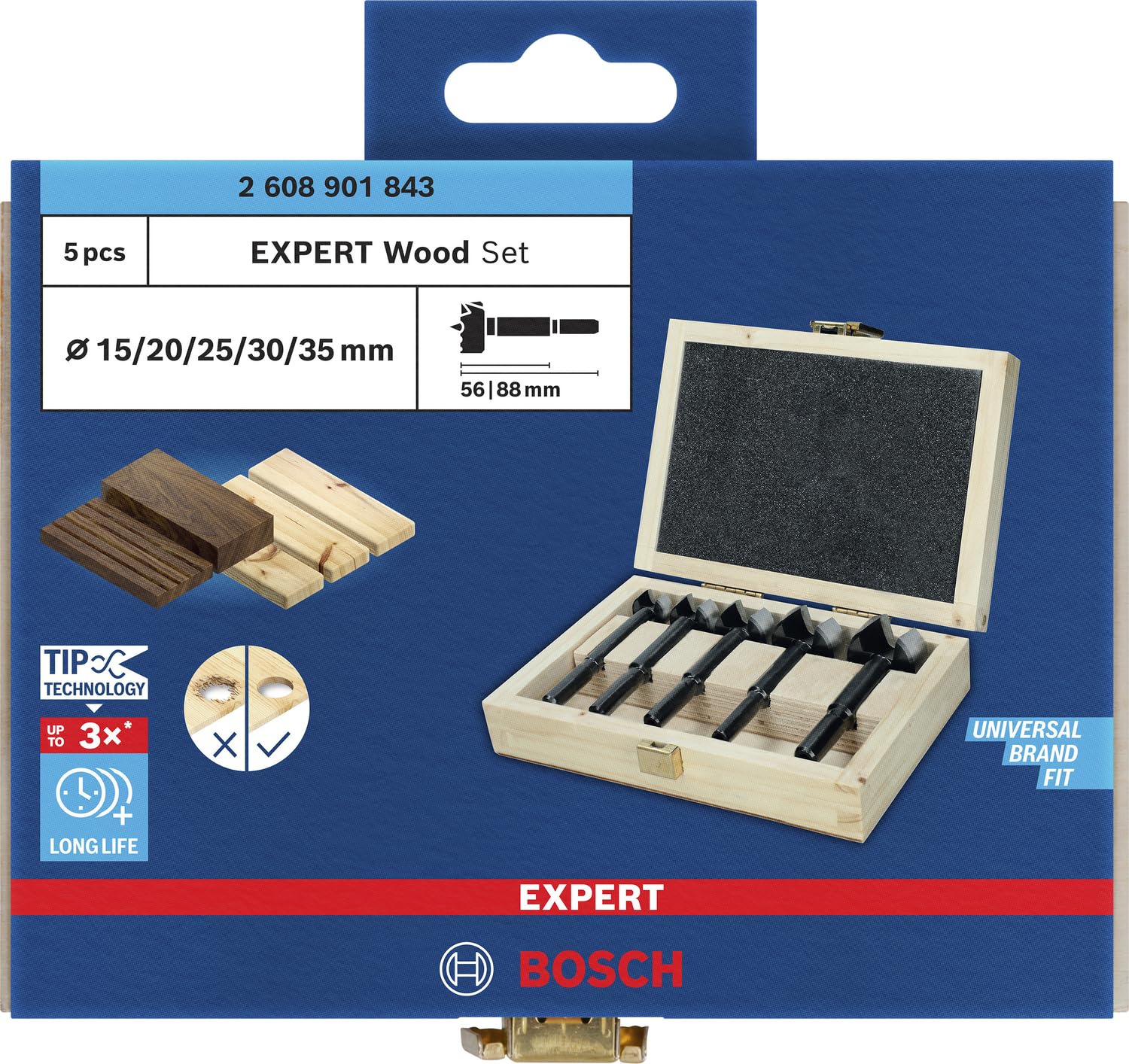 bosch-5x-expert-wood-forstnerbohrersatz-15-20-25-30-35-mm-f-r-hart-und-weichholz image 2