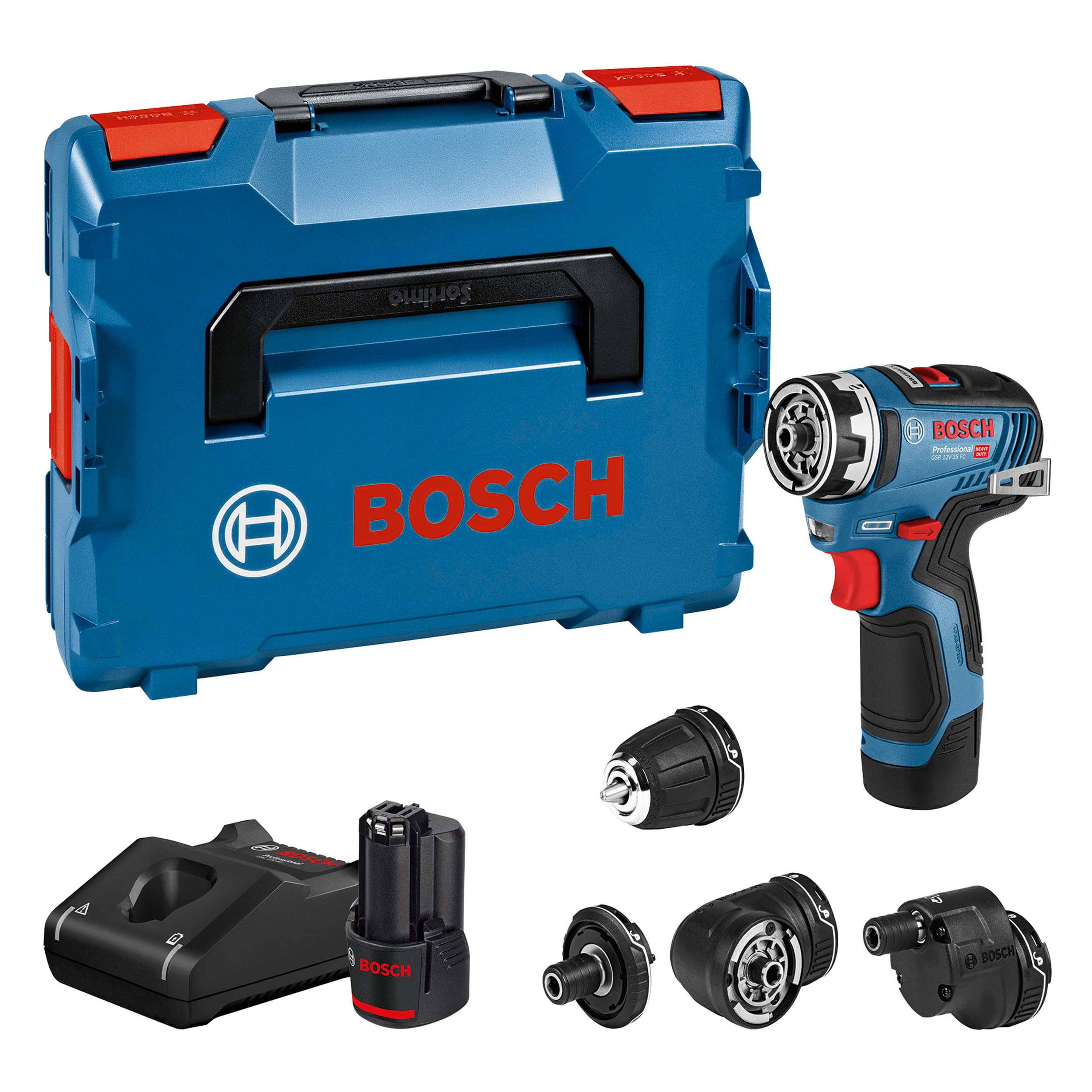 bosch-professional-gsr-12v-35-fc-akku-bohrschrauber-mit-flexiclick-system-2x-3-0 image 1