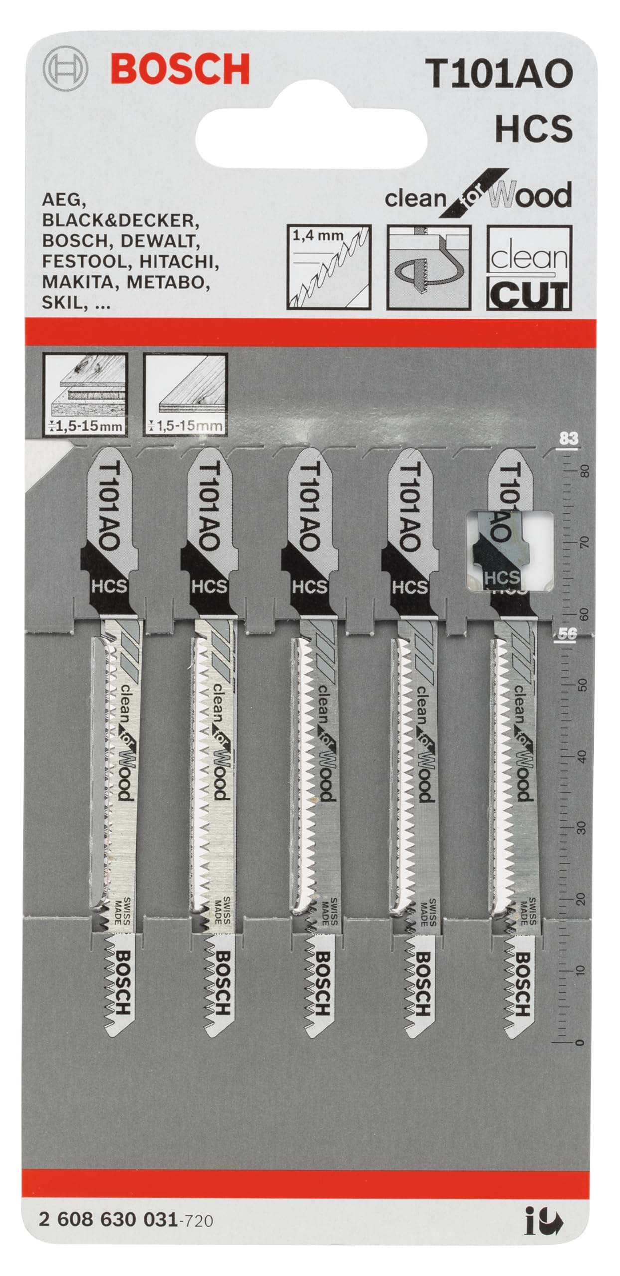 bosch-professional-t-101-ao-clean-for-wood-stichs-geblatt-5er-pack-83-mm-ausriss image 2