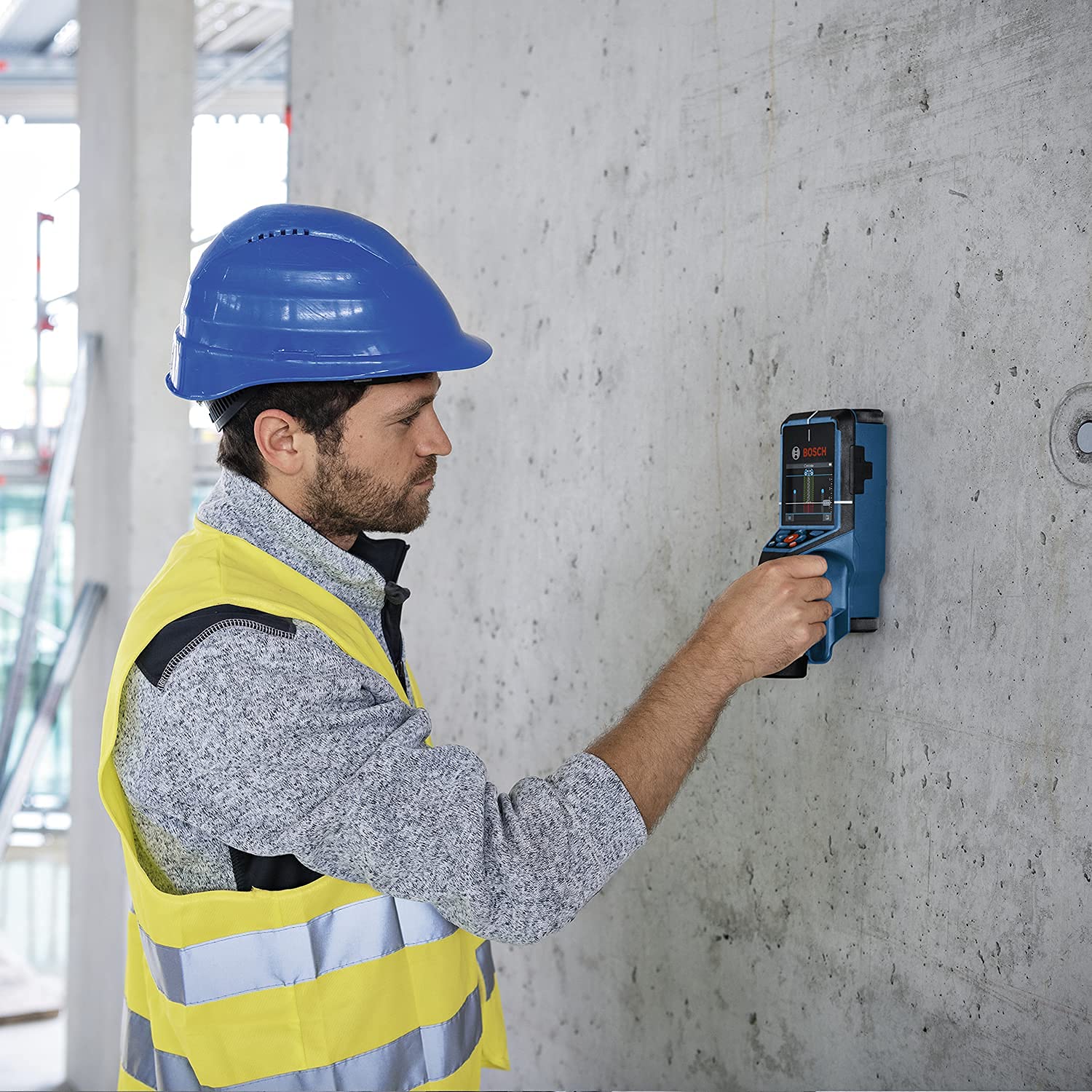 bosch-professional-12v-system-wallscanner-d-tect-200-c-radar-detektor-mit-12-v-a image 7