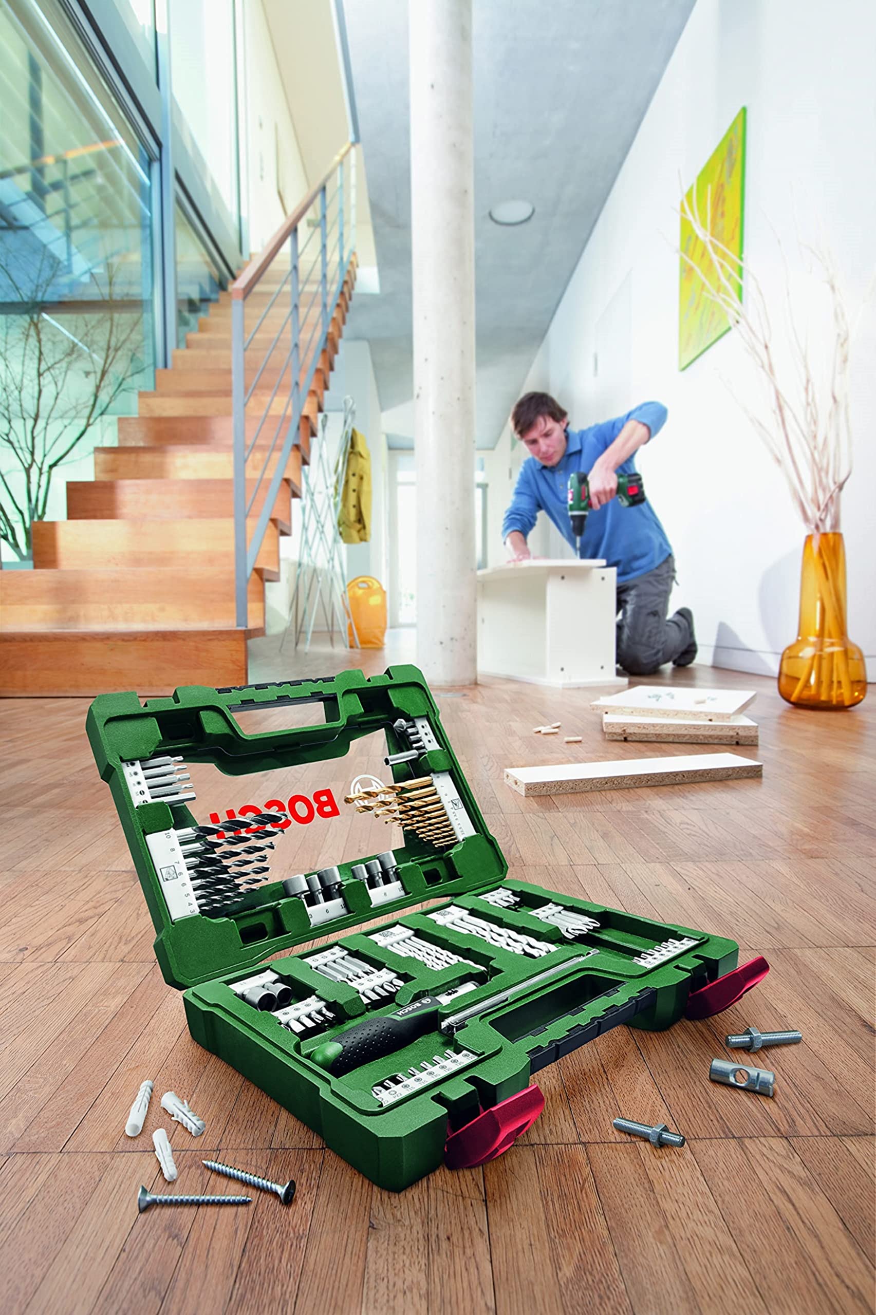 bosch-v-line-91-tlg-titanium-bohrer-und-bit-set-f-r-holz-stein-und-metall-inkl-r image 7