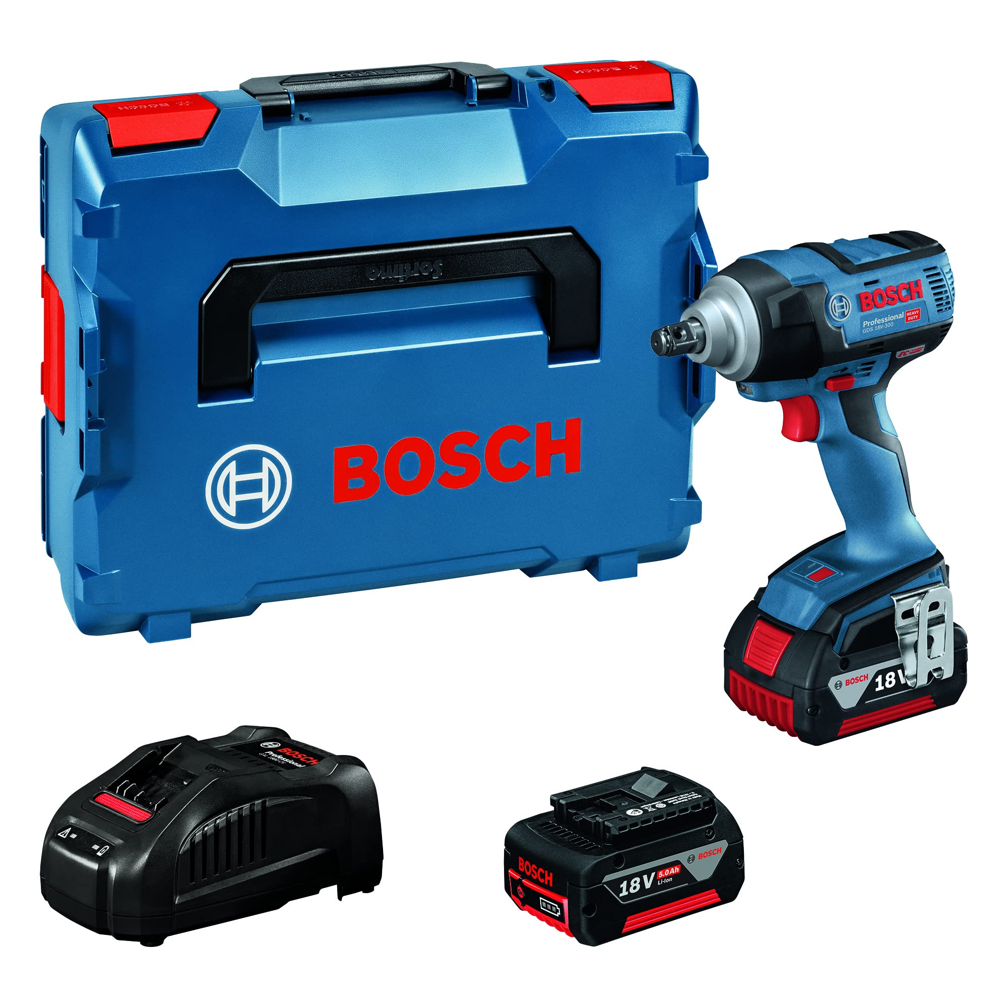 bosch-professional-akku-drehschlagschrauber-gds-18v-300-set-brushless-300-nm-kla image 1