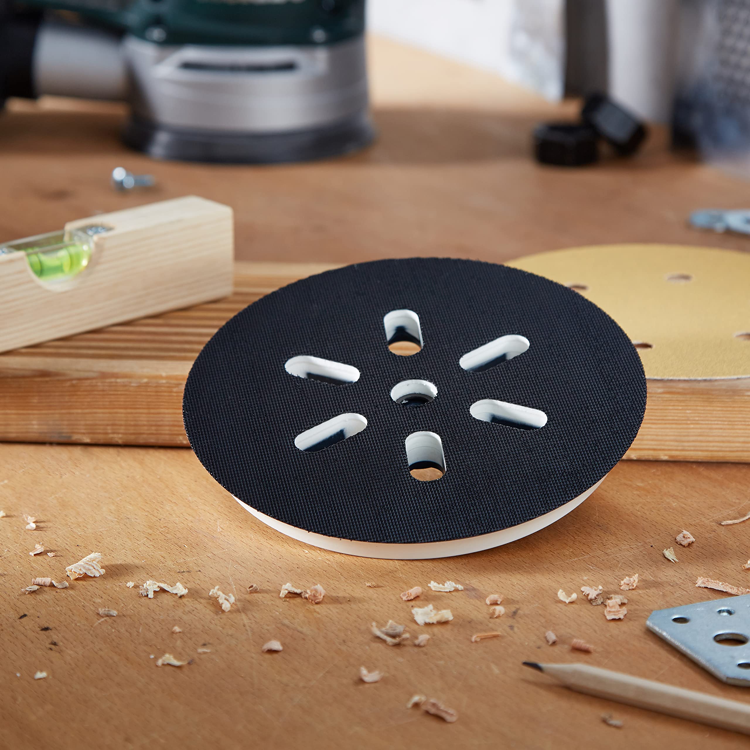 bosch-professional-2608601116-schleifteller-150-mm-hart-klett-f-r-exzenterschlei image 7
