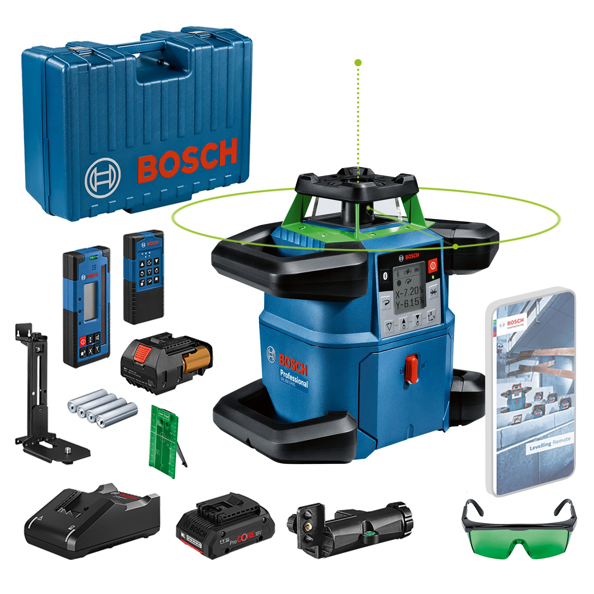 bosch-professional-grl-650-chvg-rotationslaser-gr-ner-laser-650-m-arbeitsbereich image 1