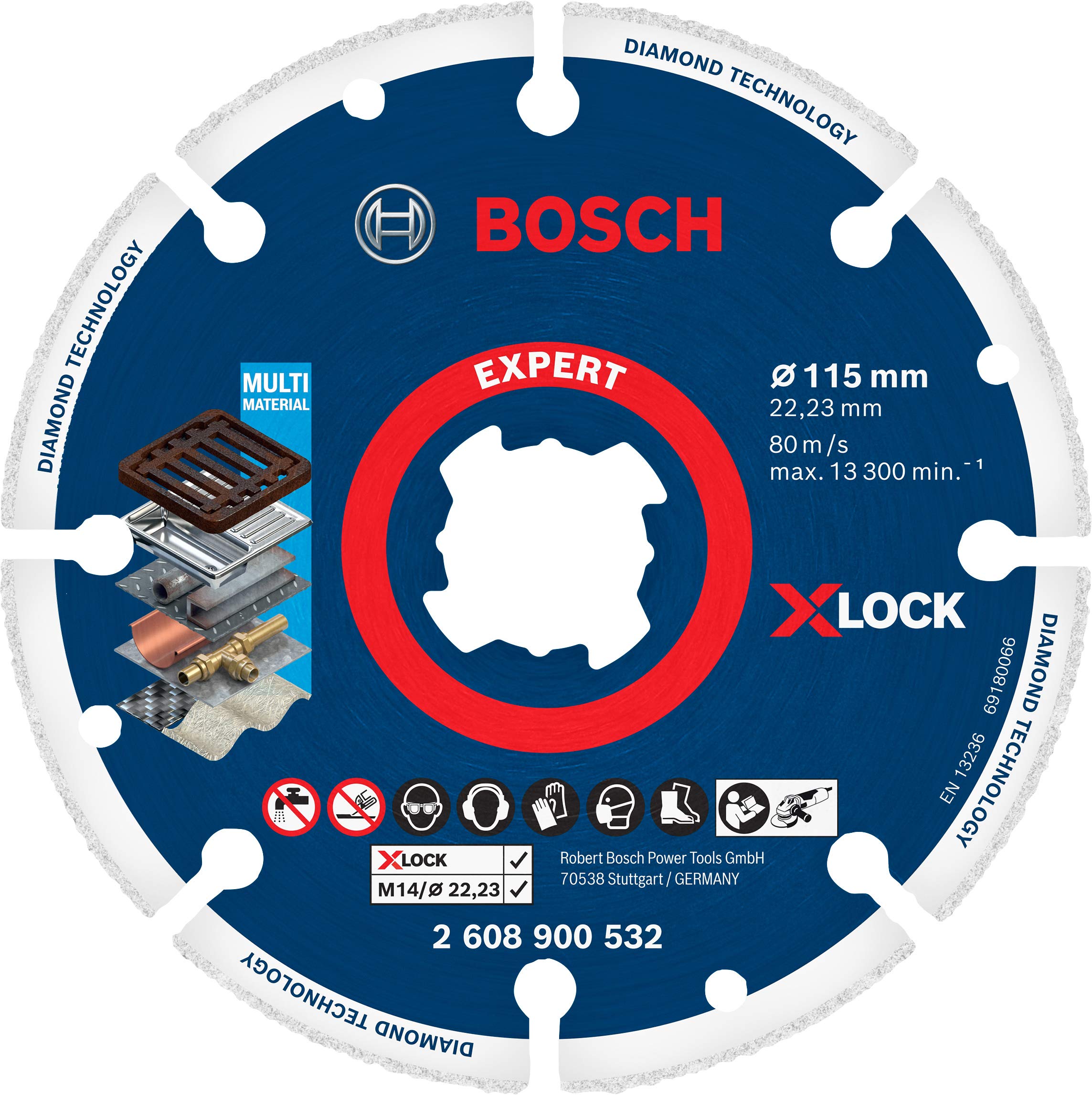 bosch-expert-diamond-metal-wheel-x-lock-trennscheibe-115-x-22-23-mm-f-r-gusseise image 1