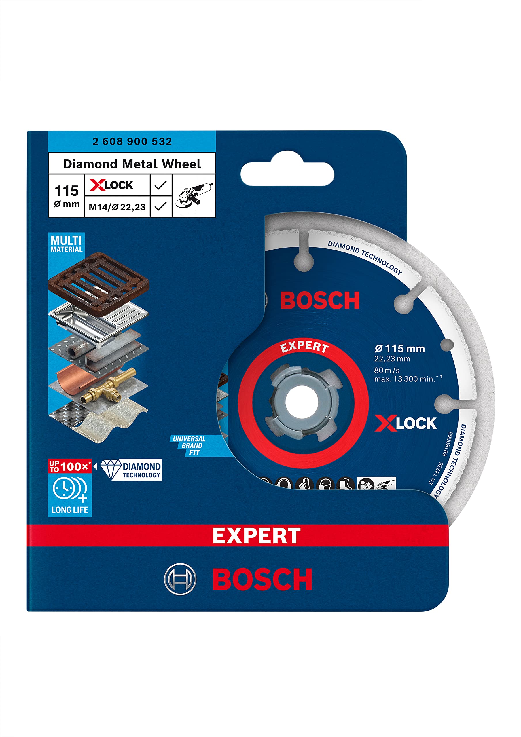 bosch-expert-diamond-metal-wheel-x-lock-trennscheibe-115-x-22-23-mm-f-r-gusseise image 2